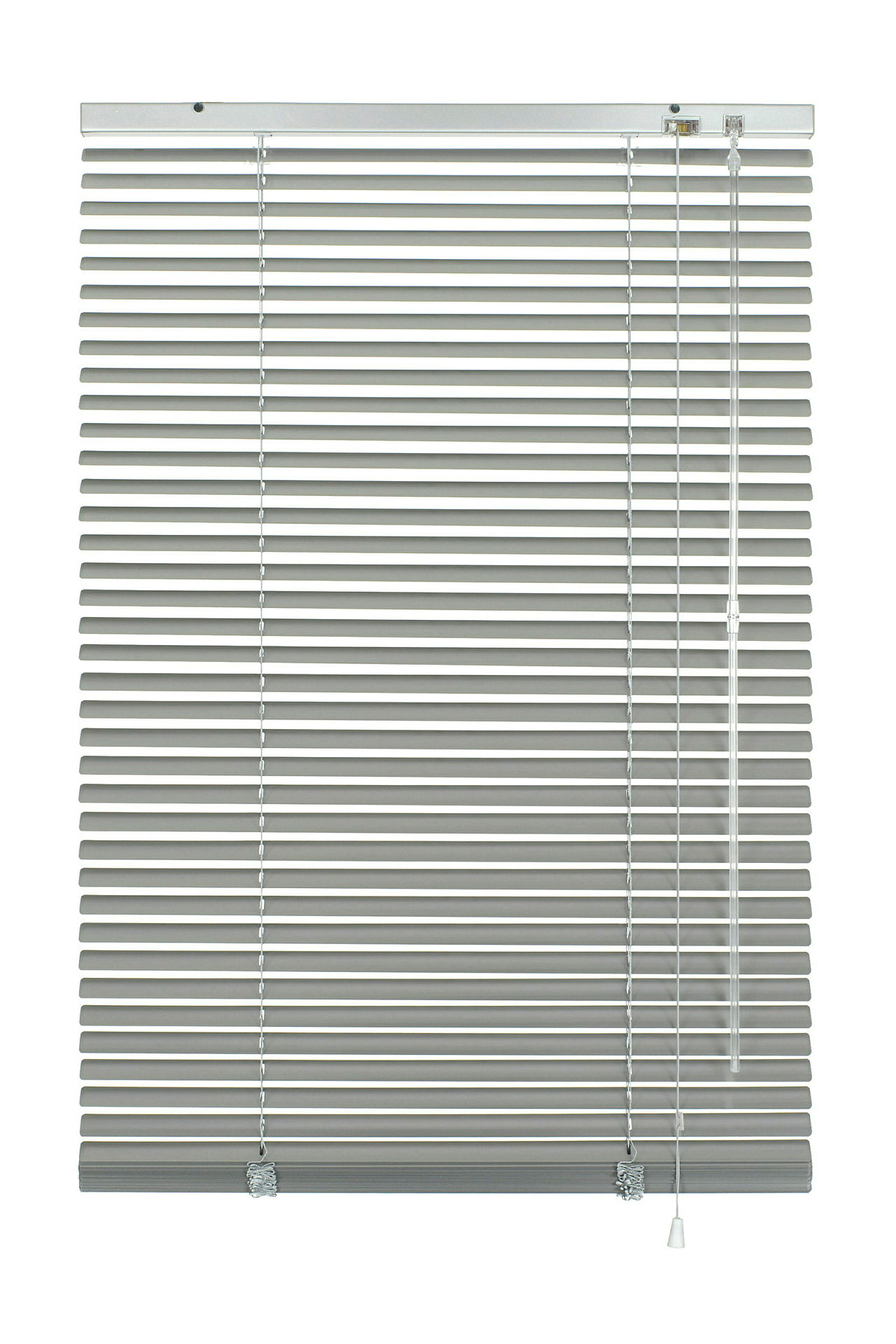 Aluminium-Jalousie mit Lamellenbreite 25 mm, silber, 50x175 cm