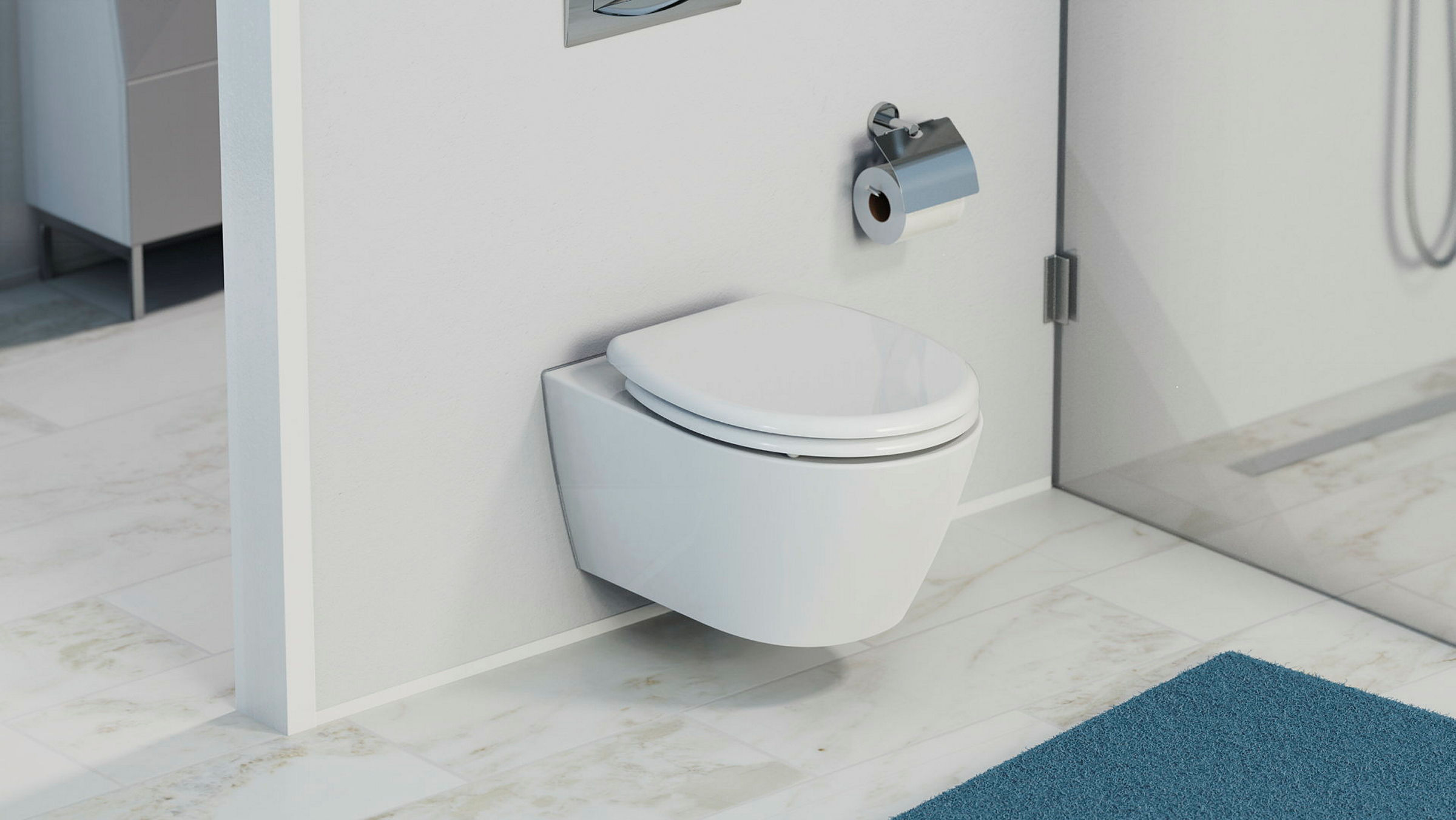 Duroplast WC-Sitz FAMILY WHITE, mit Absenkautomatik und Schnellverschluss