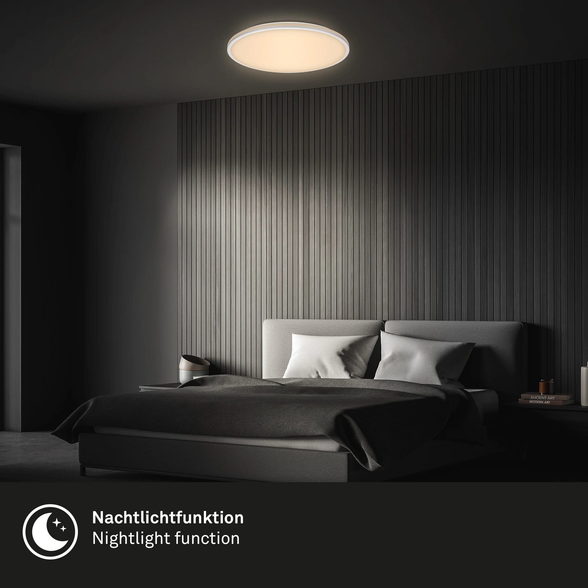 LANA CCT-LED Deckenleuchte, Chrome-matt, LED / 40W