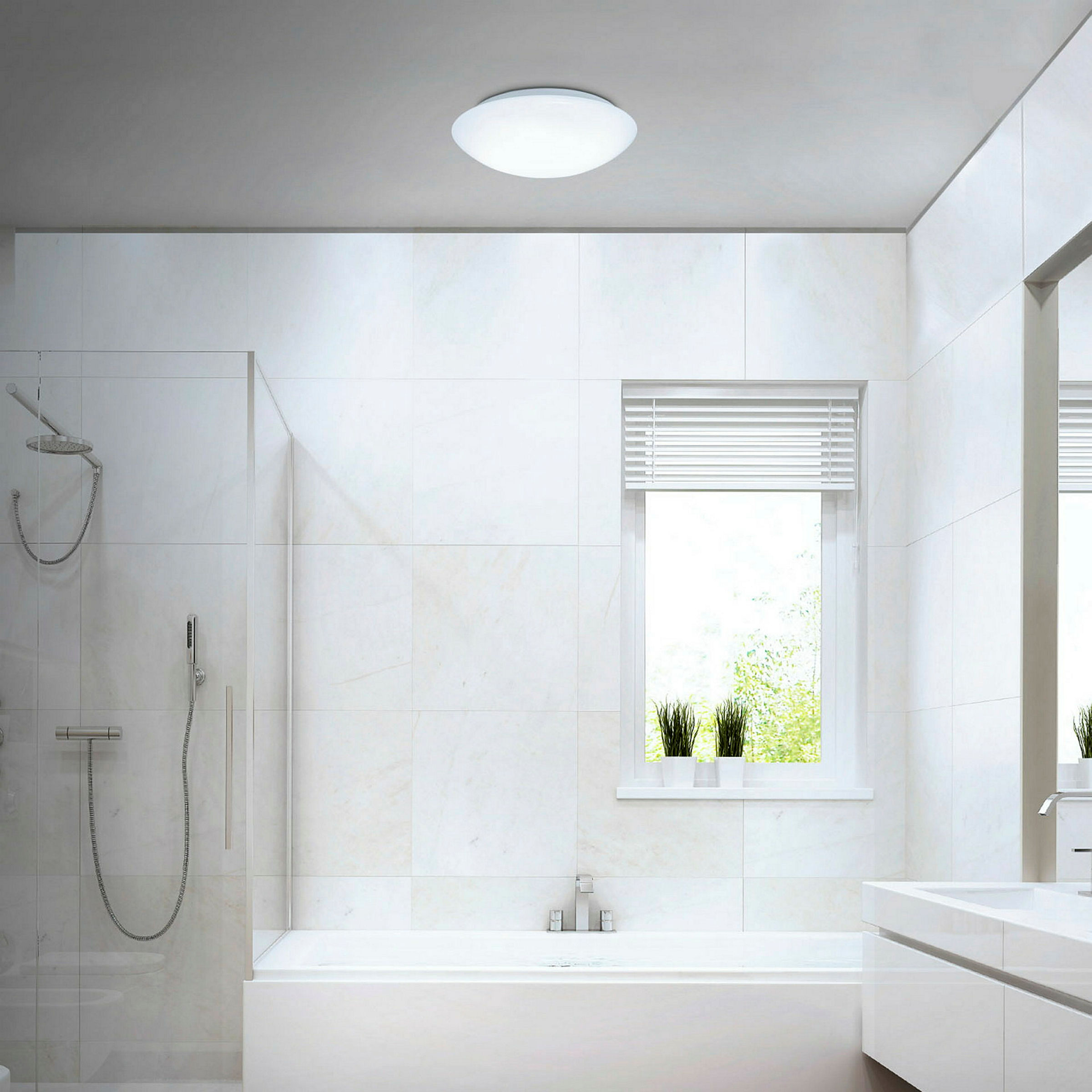 Sensor LED Deckenleuchte, weiß, 1xLED-Platine/15W