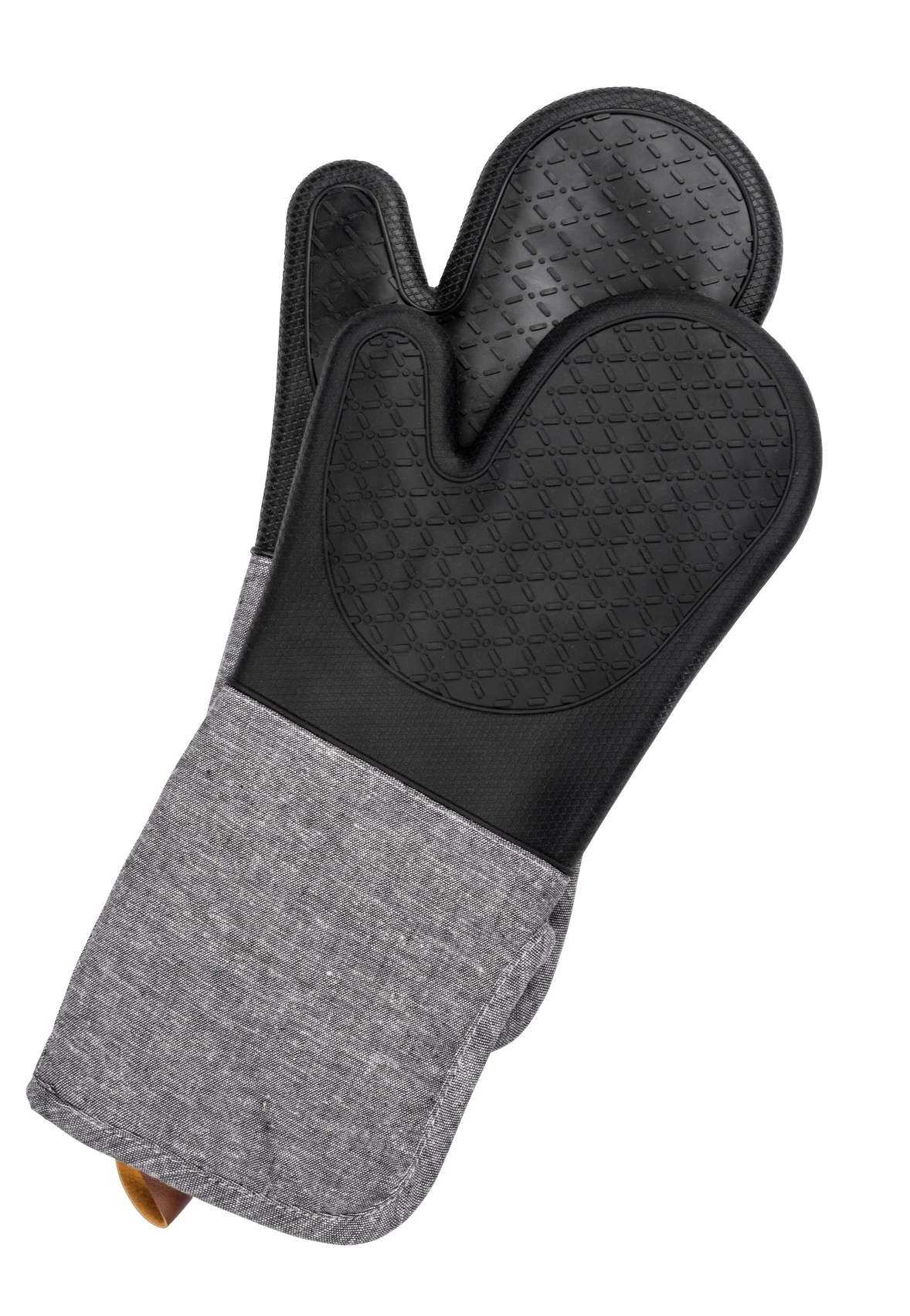 Topfhandschuhe Ada Silikon schw. 2er BO