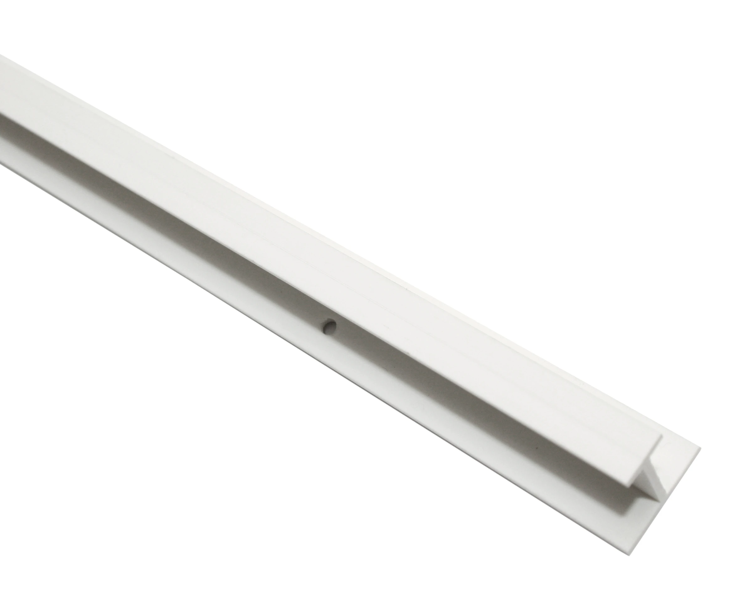 Vorhangschiene, T-Schiene Kunststoff, weiß, 250 cm