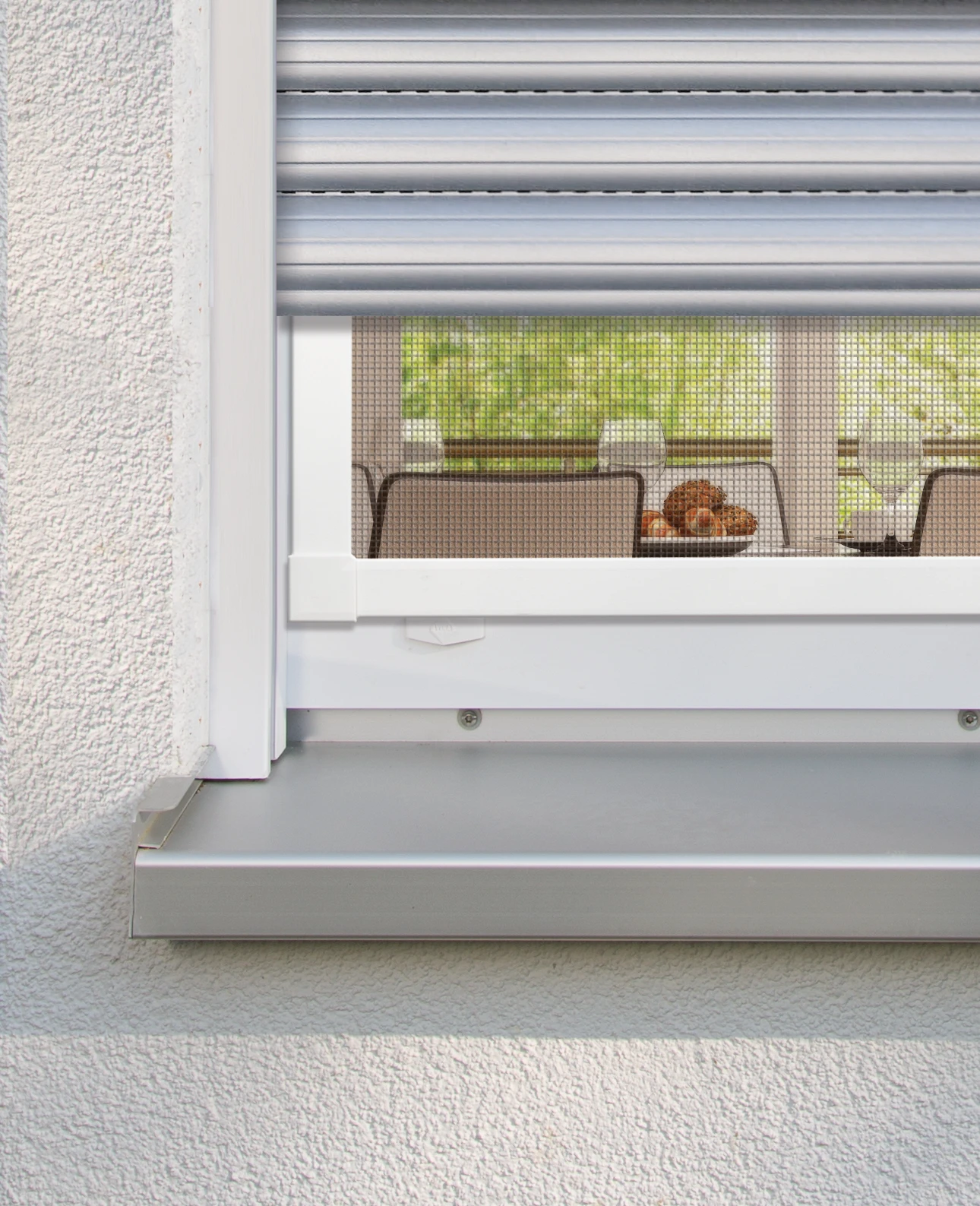 Schellenberg Insektenschutzfenster PREMIUM, weiß, 100 x 120 cm