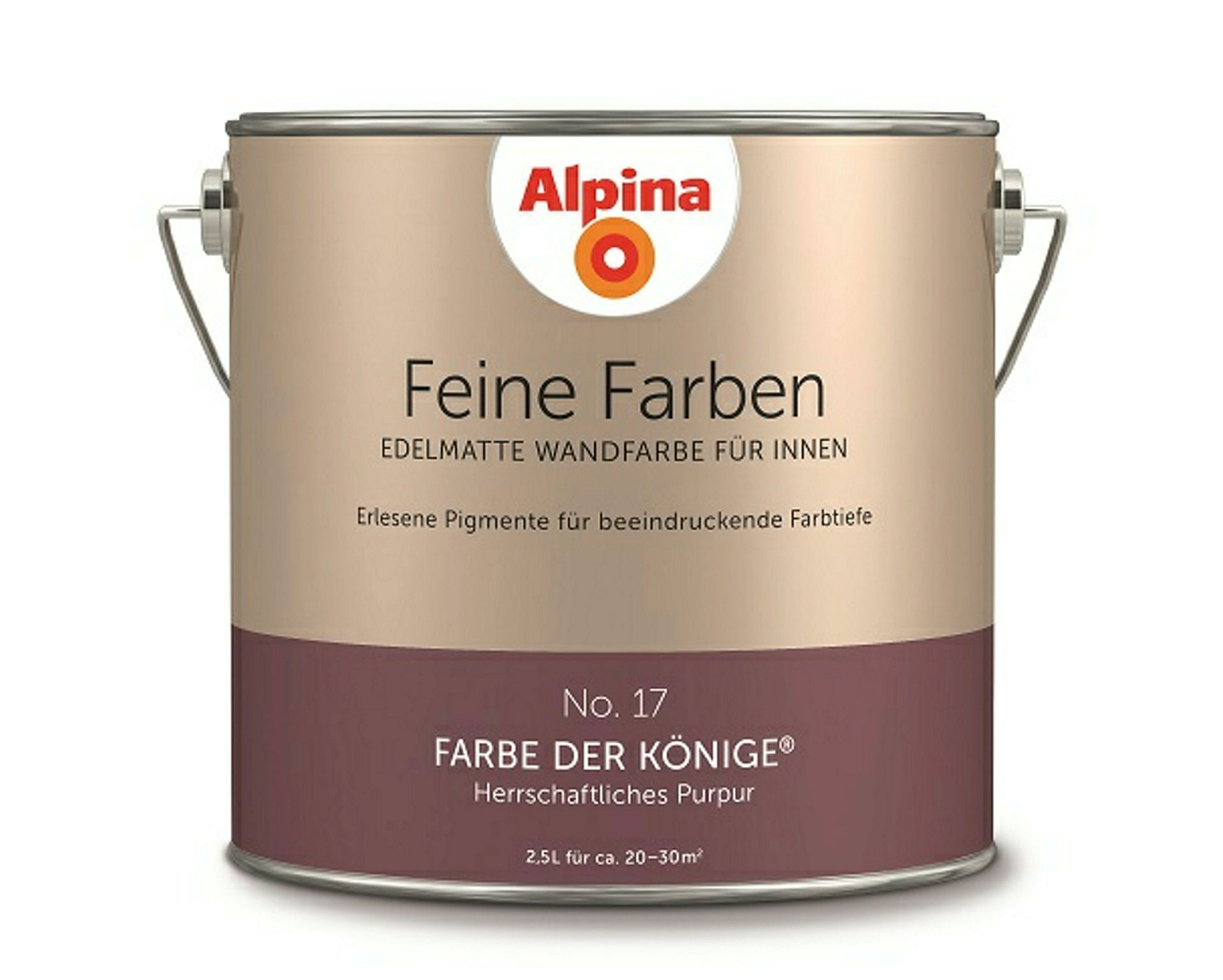 Alpina Feine Farben No. 17 Farbe der Könige® edelmatt 2,5 Liter