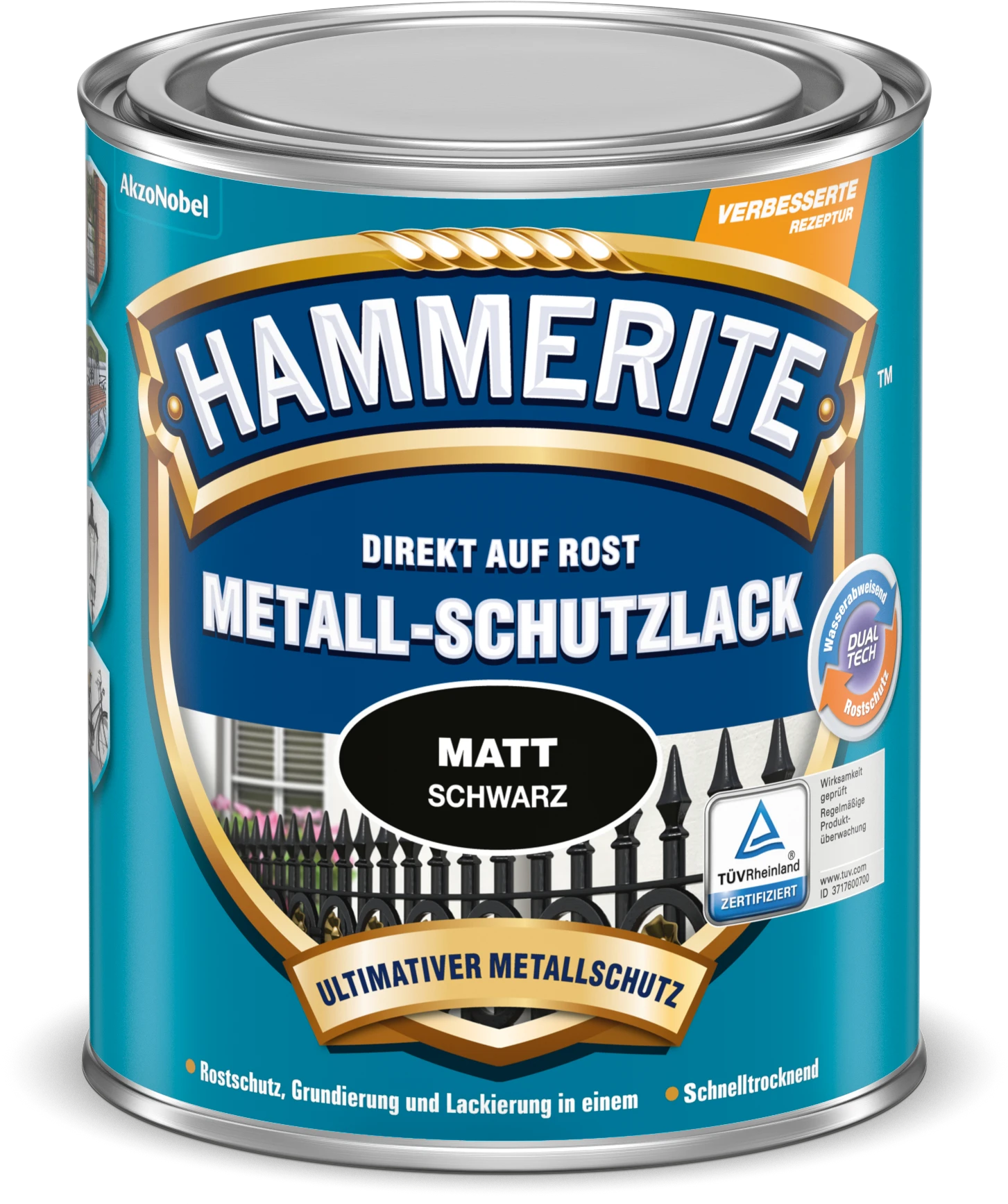 Hammerite MSL MATT SCHWARZ 250ML