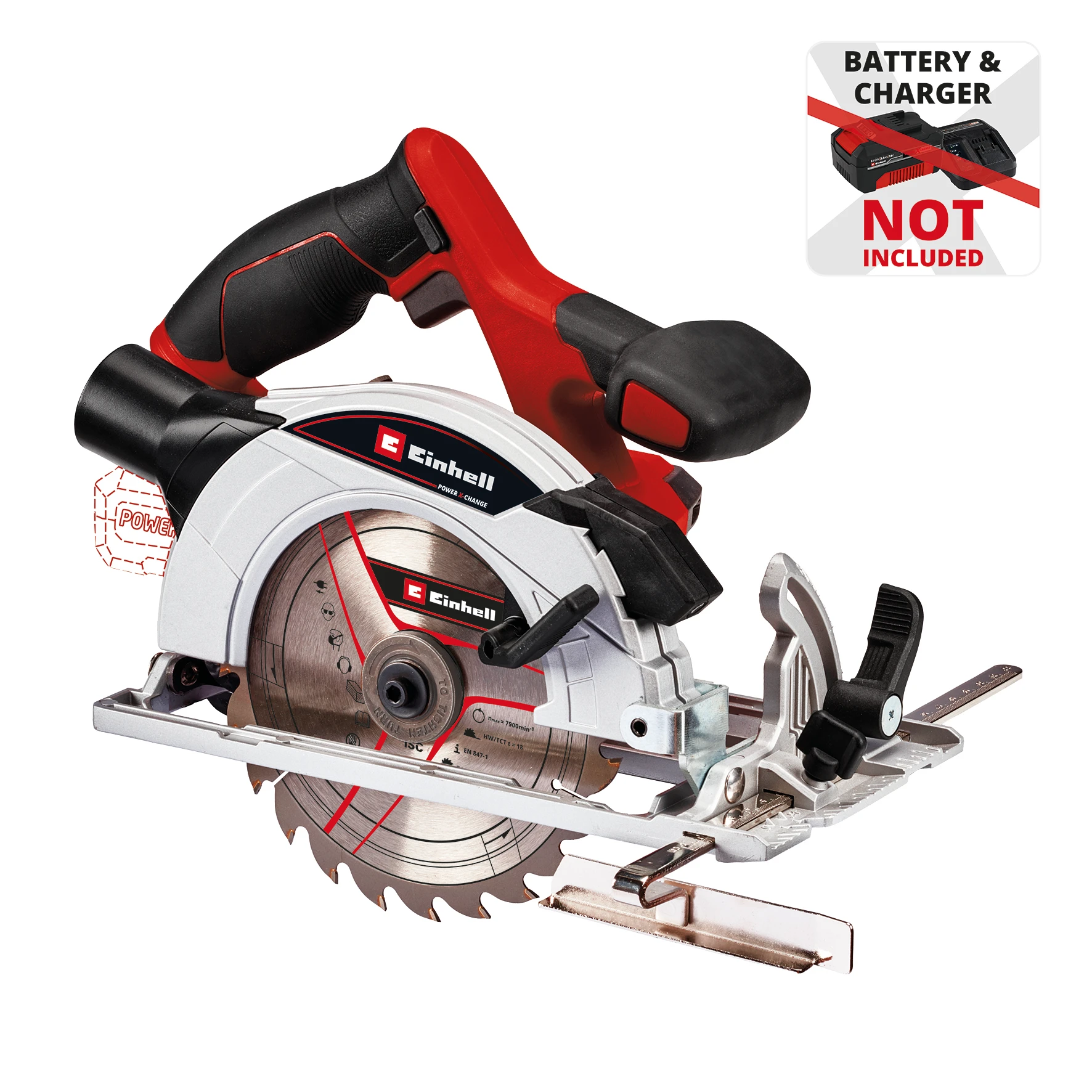 Einhell Expert TE-CS 18/165-1 Li - Solo Akku-Handkreissäge