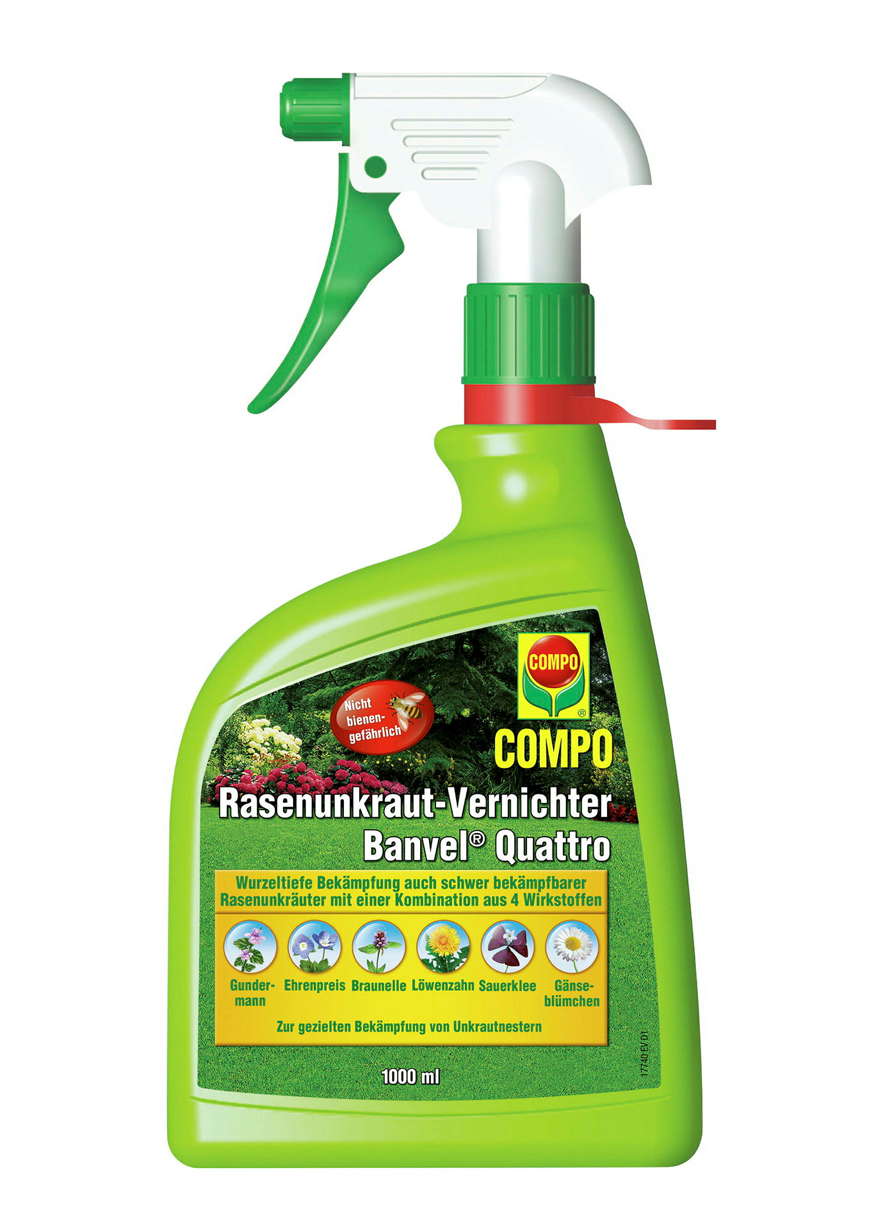 COMPO RasenunkrautvernichterBanvel Quattro AF, 1 L