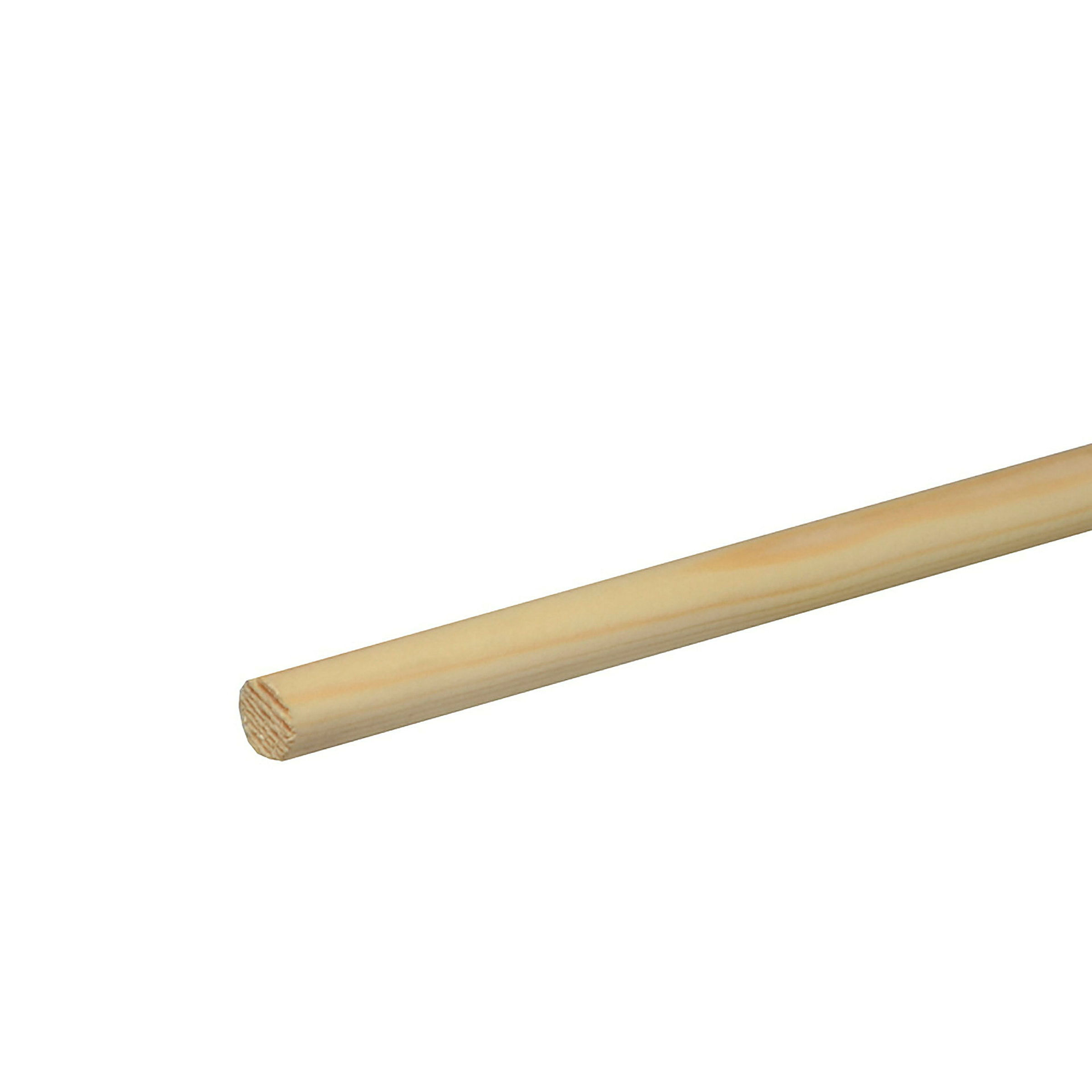 Rundstab glatt Fichte/Kiefer roh 10mm, 100cm