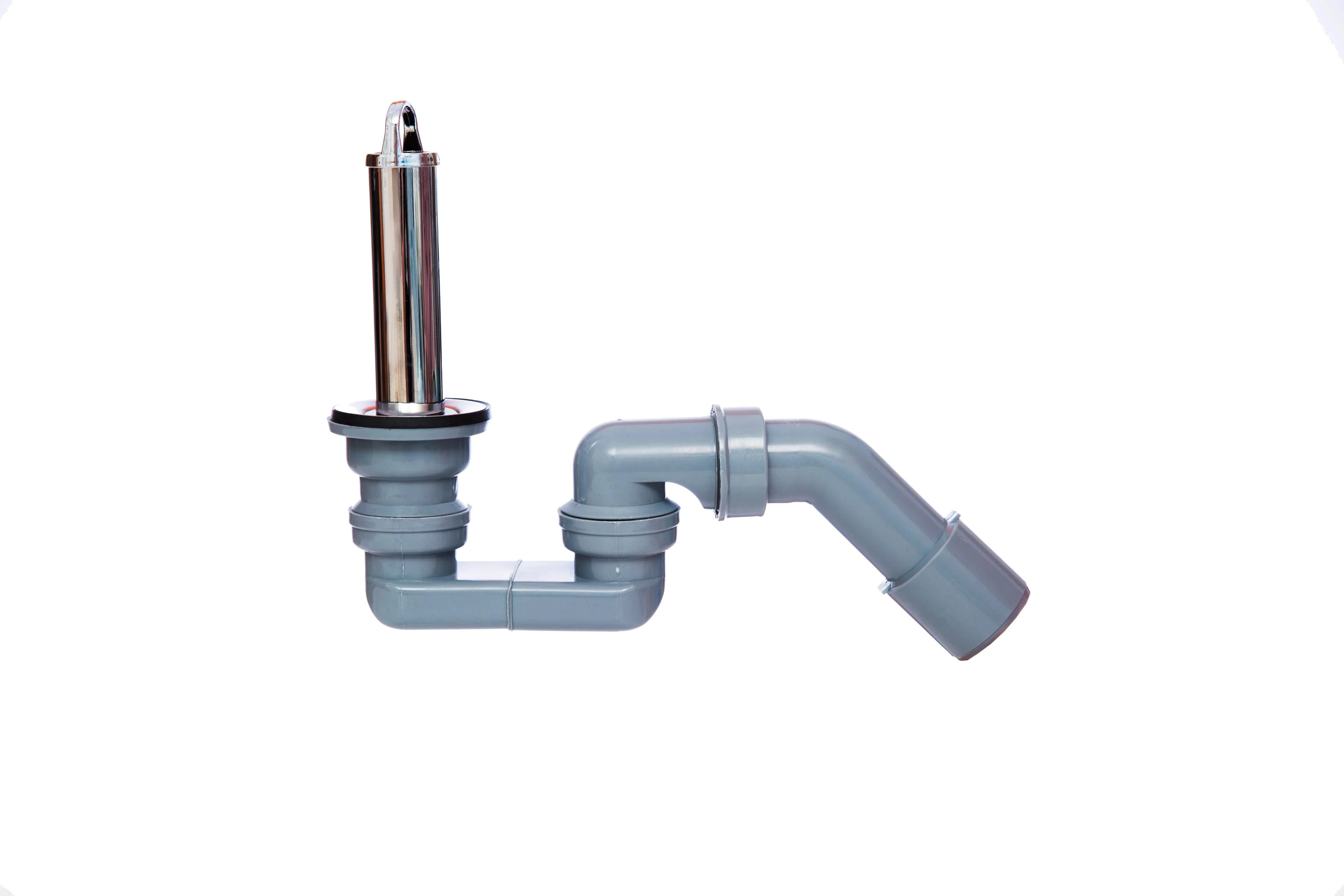 ECO-SAVE KS Standrohrventil, Grau, 1 1/2'' x 40/50 mm, mit Siphon