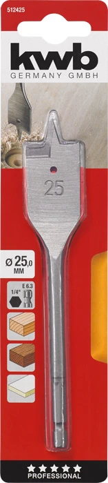 Flachfräsbohrer, Ø 25.0 mm