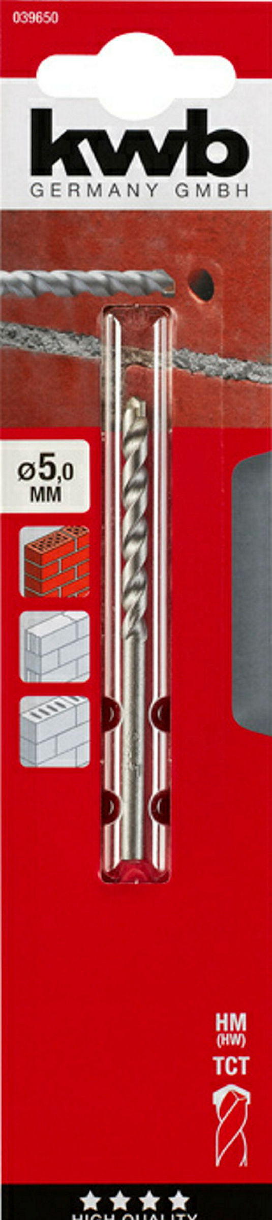 Steinbohrer, ø 5.0 mm