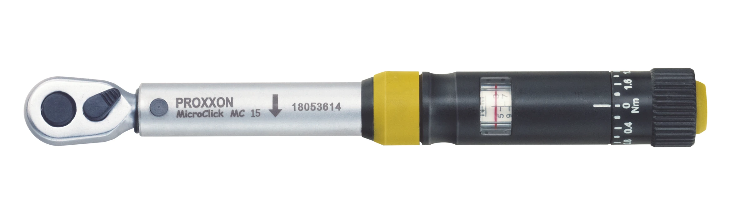 PROXXON-MicroClick-Drehmomentschlüssel MC 15, 3 - 15 Nm, 1/4''