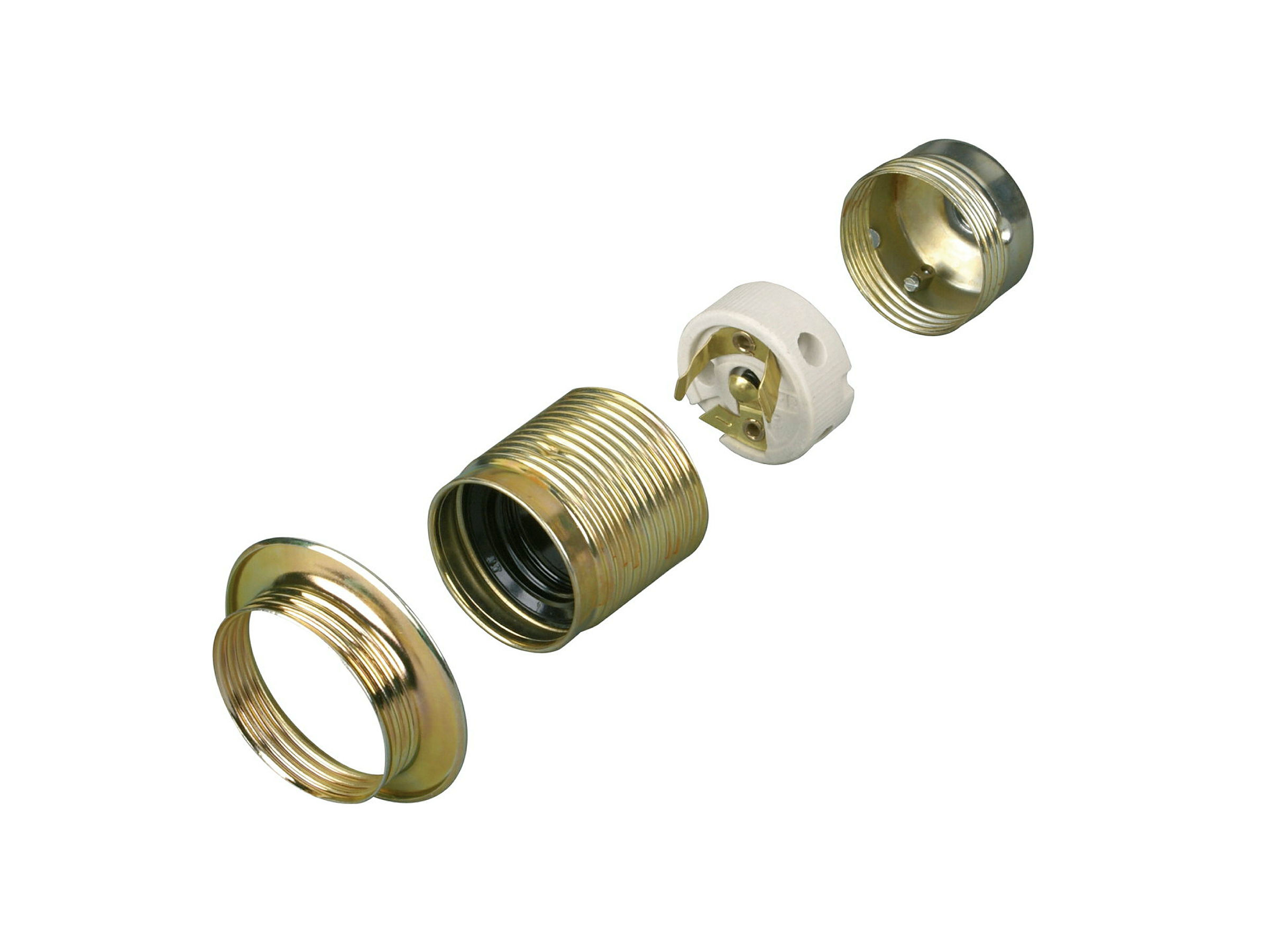 Fassung E 27 Metall