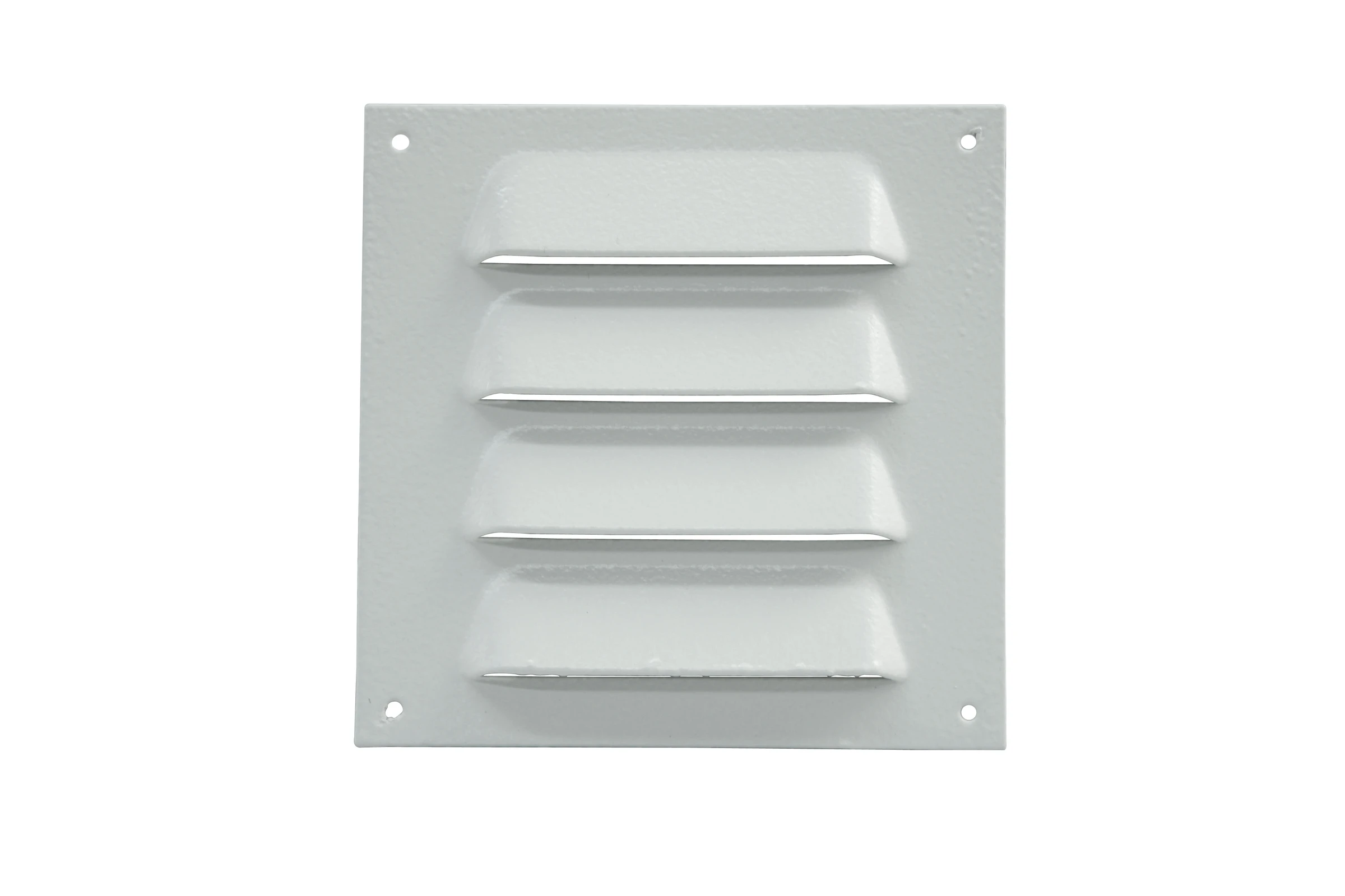 Lüftungsgitter aus Aluminium, beschichtet, 70x70 mm, weiß