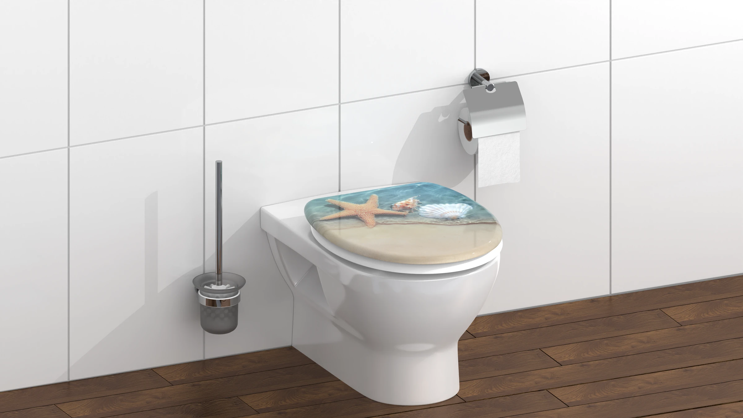 Duroplast WC-Sitz BEACH, mit Absenkautomatik