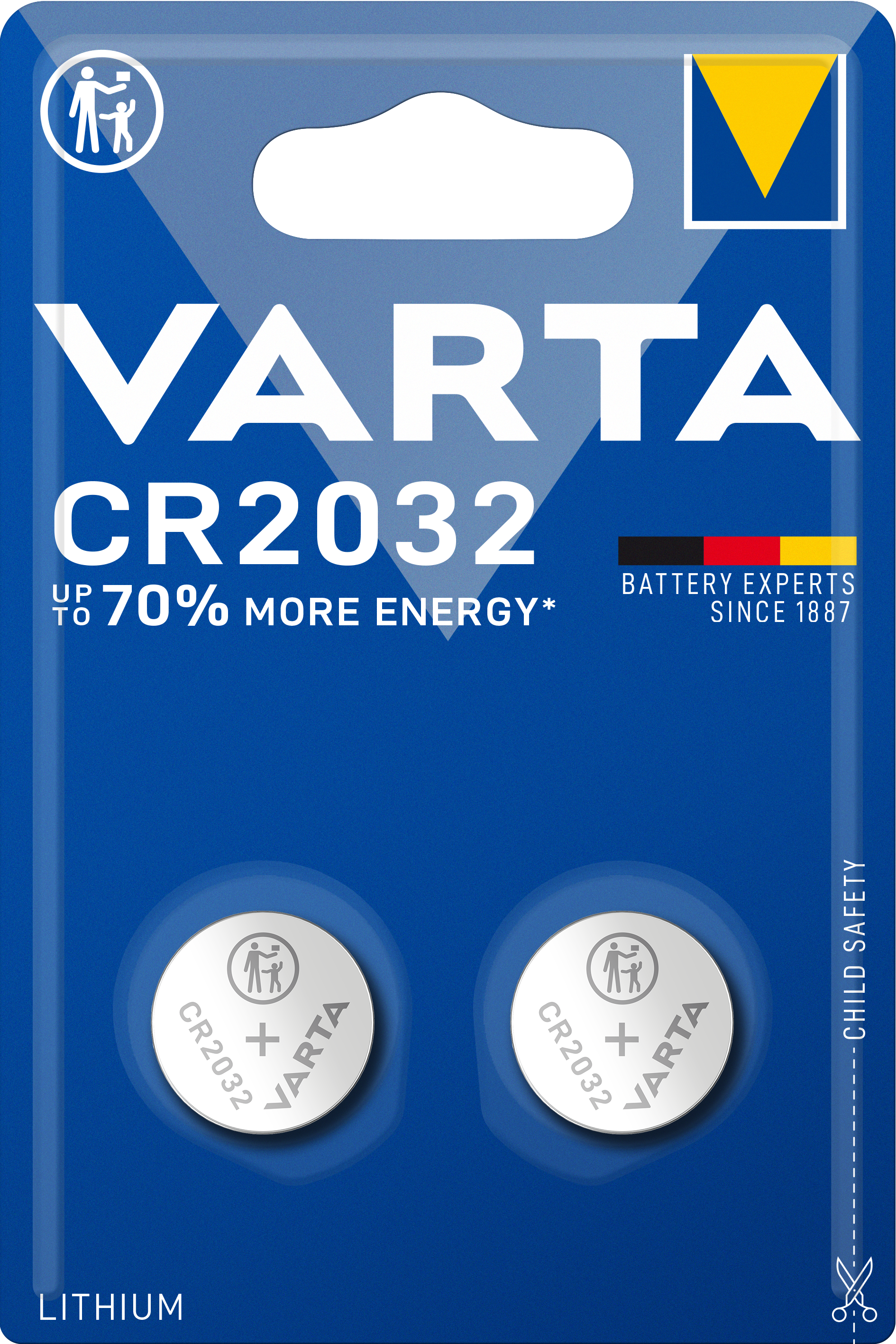 VARTA ELECTRONICS CR2032 Blister 2