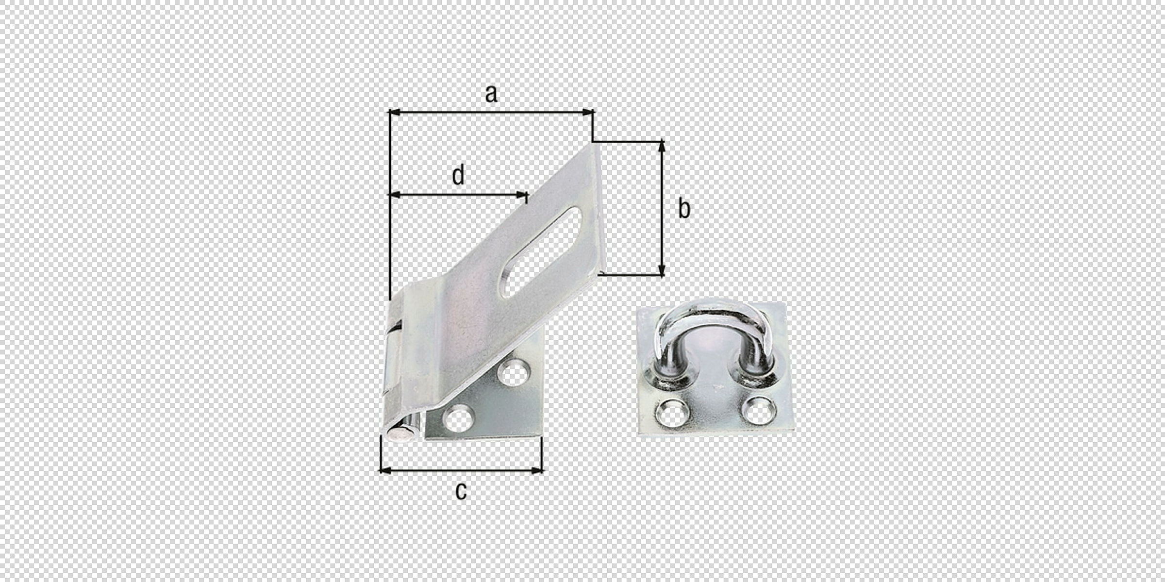 Sicherheits-Überfalle 85/38x37 verzinkt