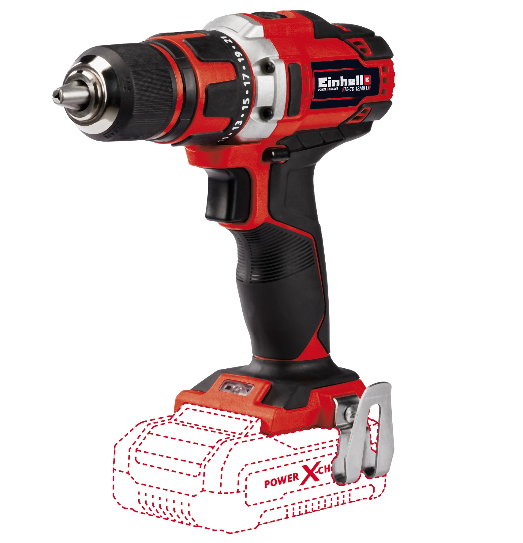 Einhell Expert TE-CD 18/40 Li-Solo Akku-Bohrschrauber