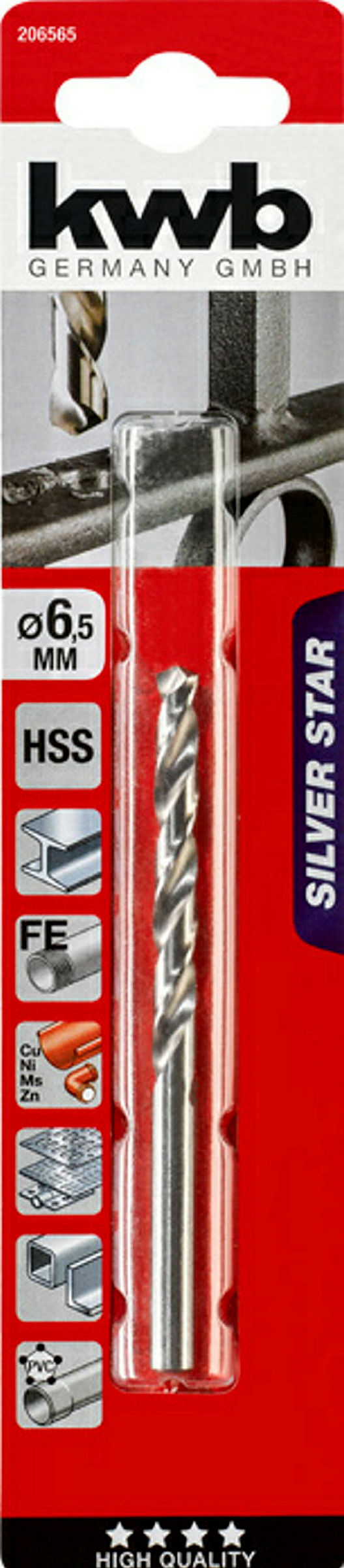 SILVER STAR HSS Spiralbohrer, ø 6.5 mm