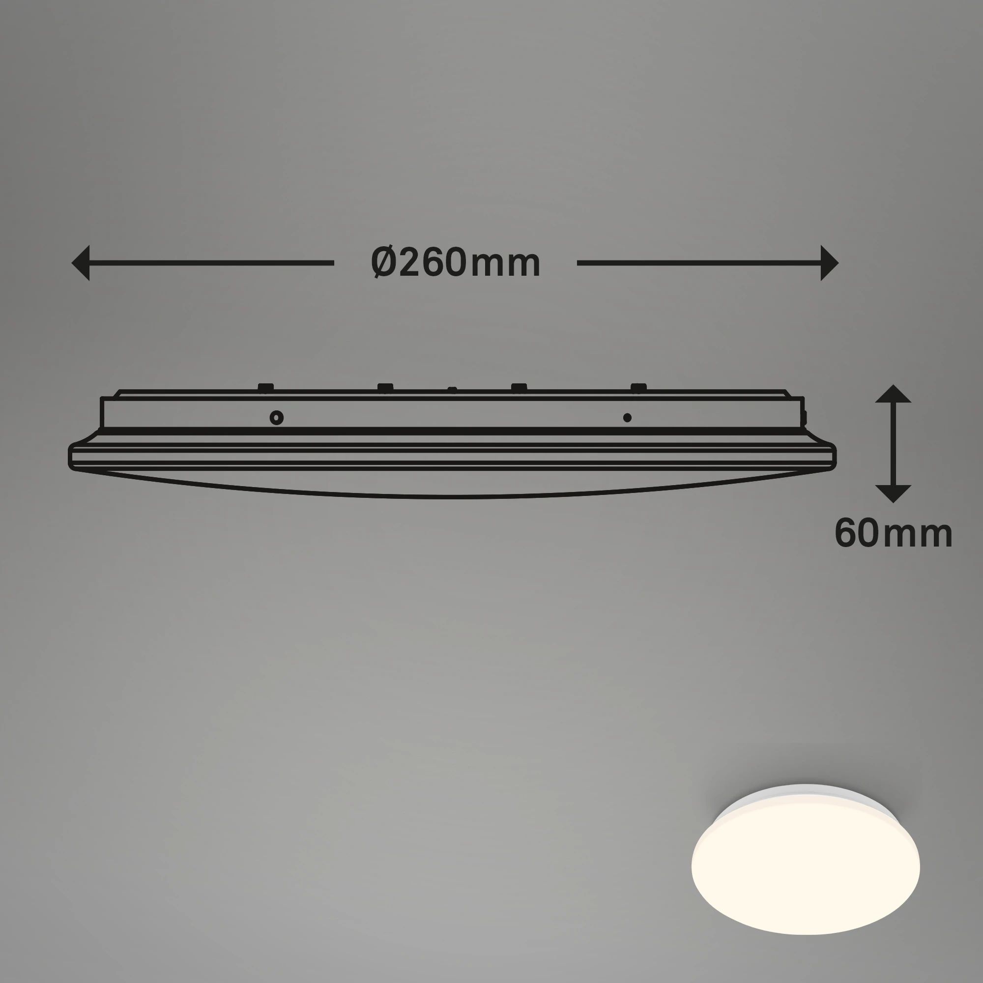 LED Deckenleuchte,Sensor,weiß, LED/12W