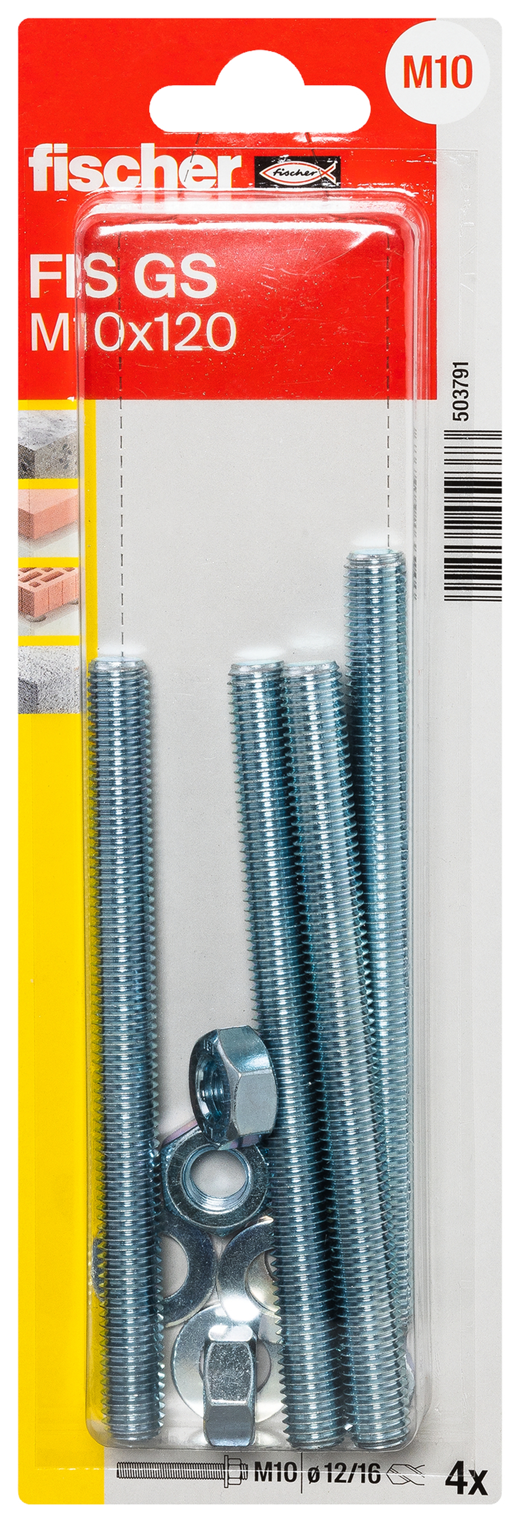 fischer Gewindeanker FIS GS M 10 x 120 K