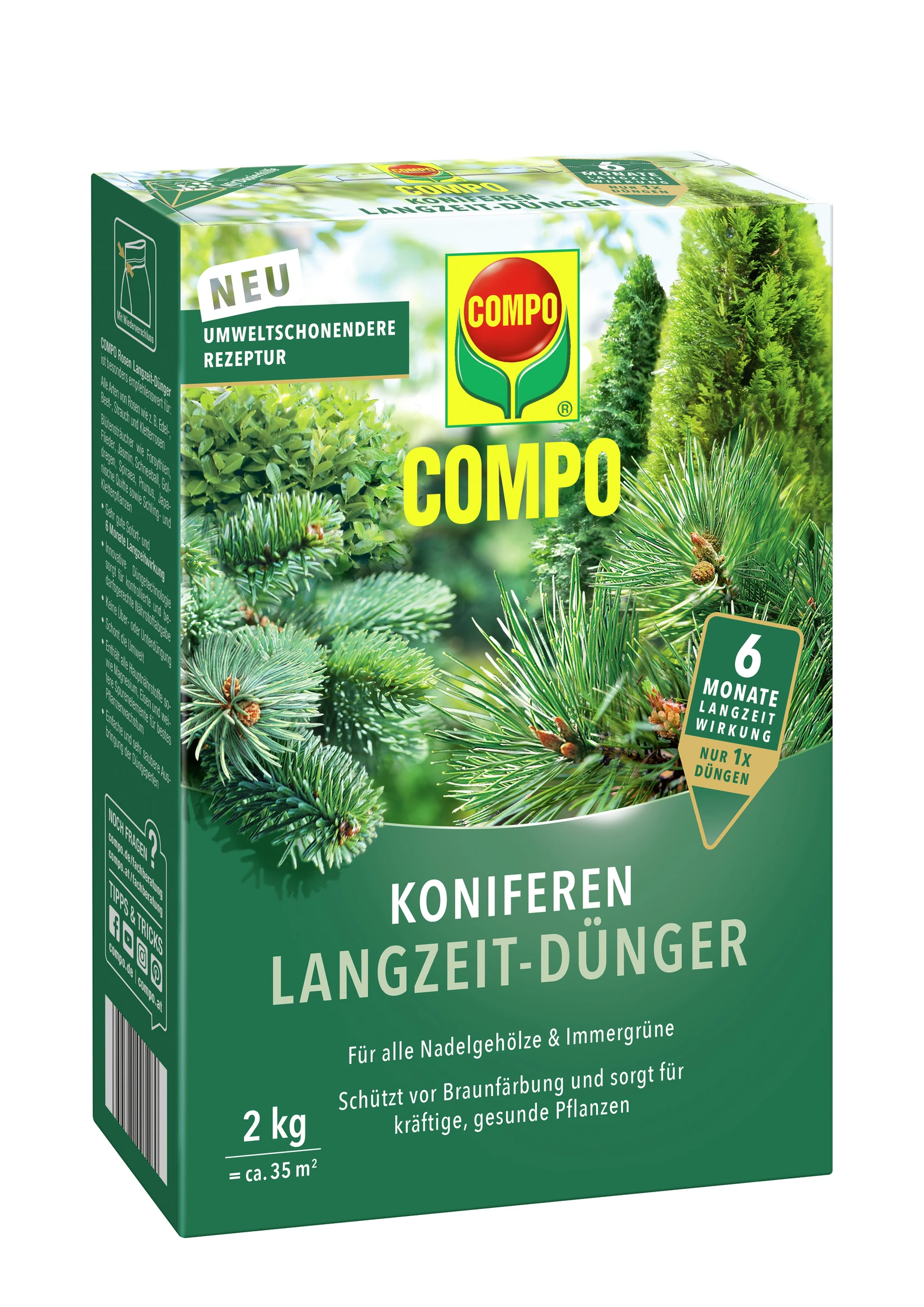 COMPO Koniferen Langzeit-Dünger 2 kg