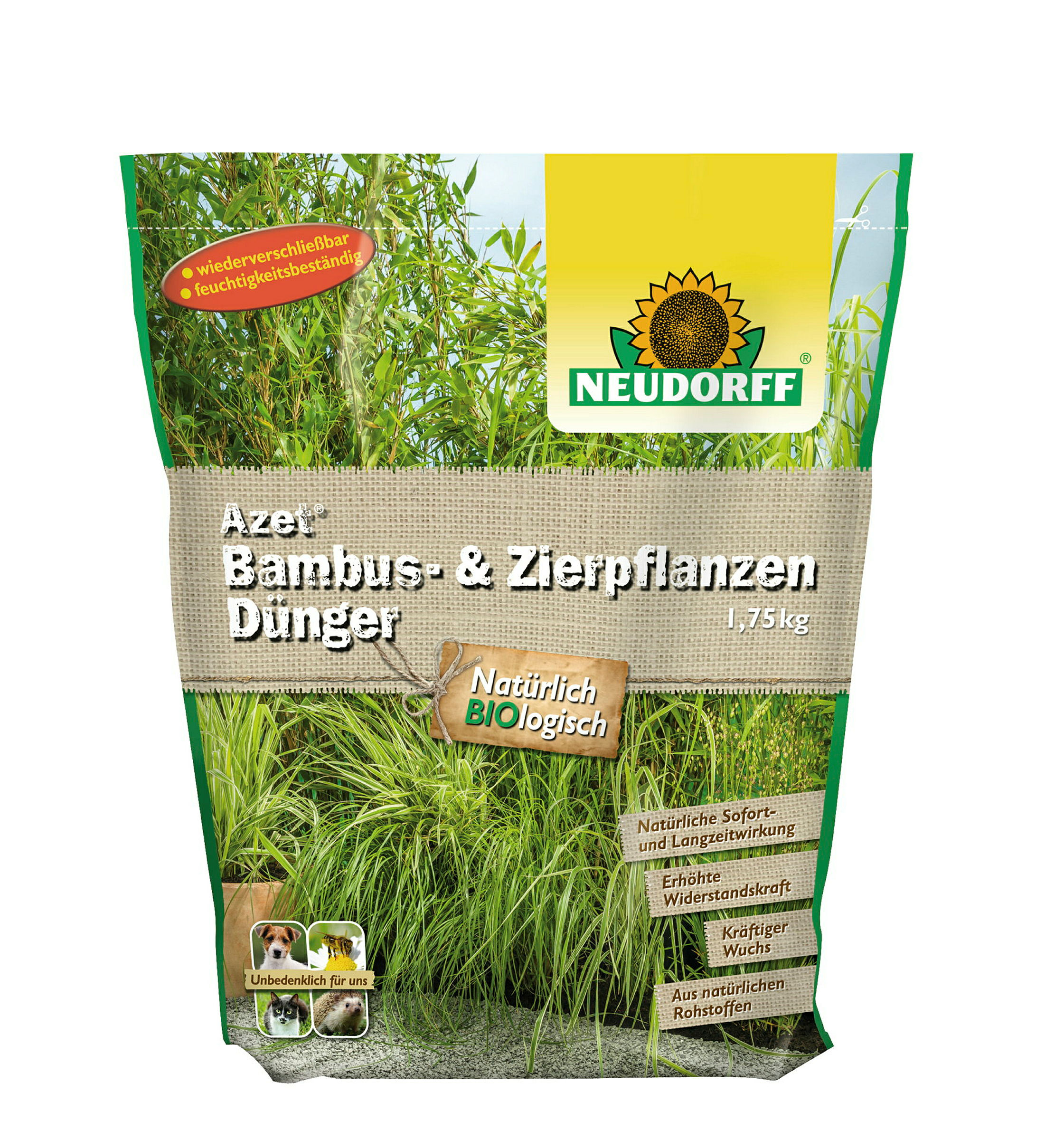 Neudorff Azet Bambus- undZiergrasDünger, 1,75 kg