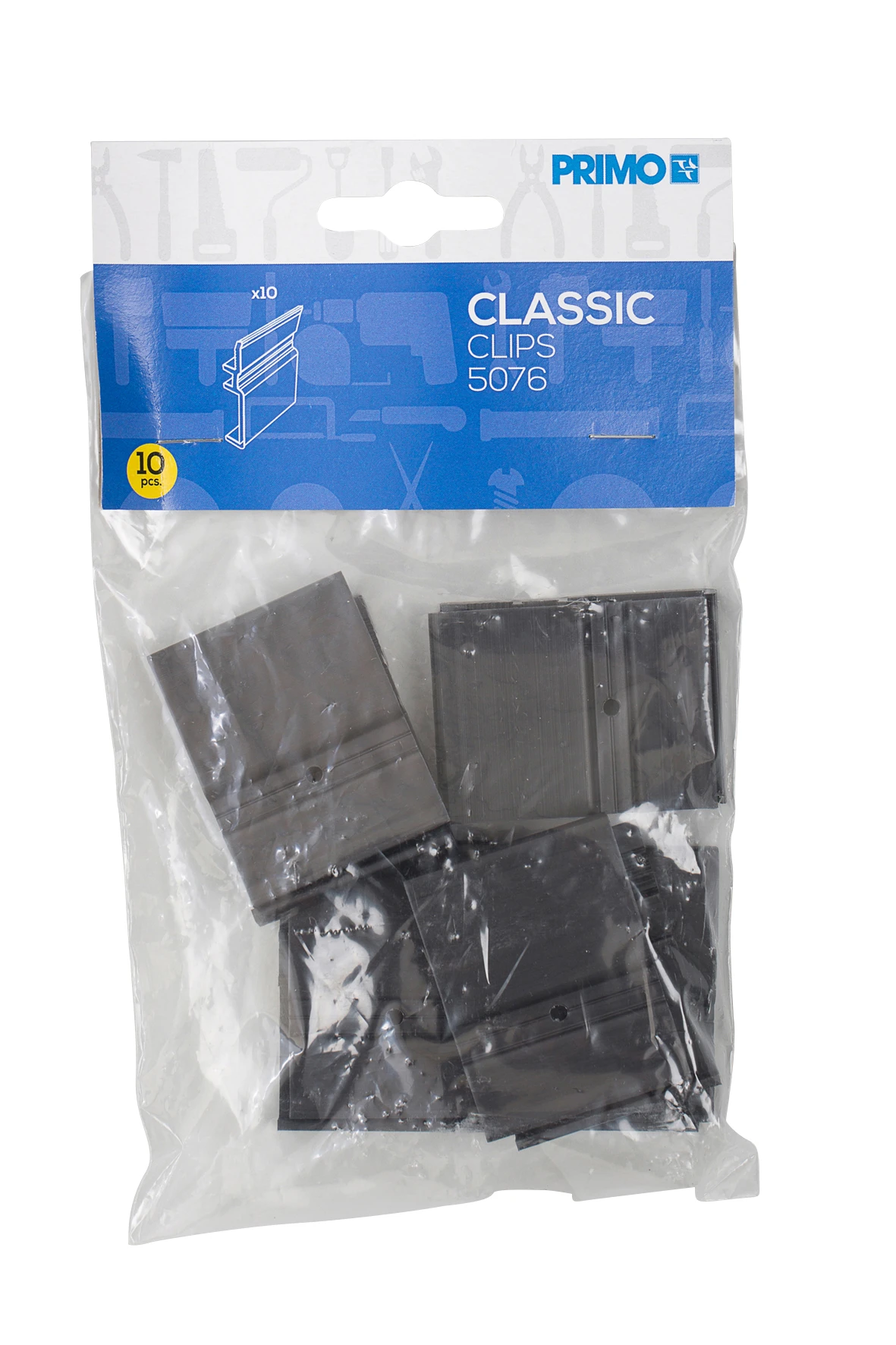 Classic # 5076 Clips, 10 St., schwarz