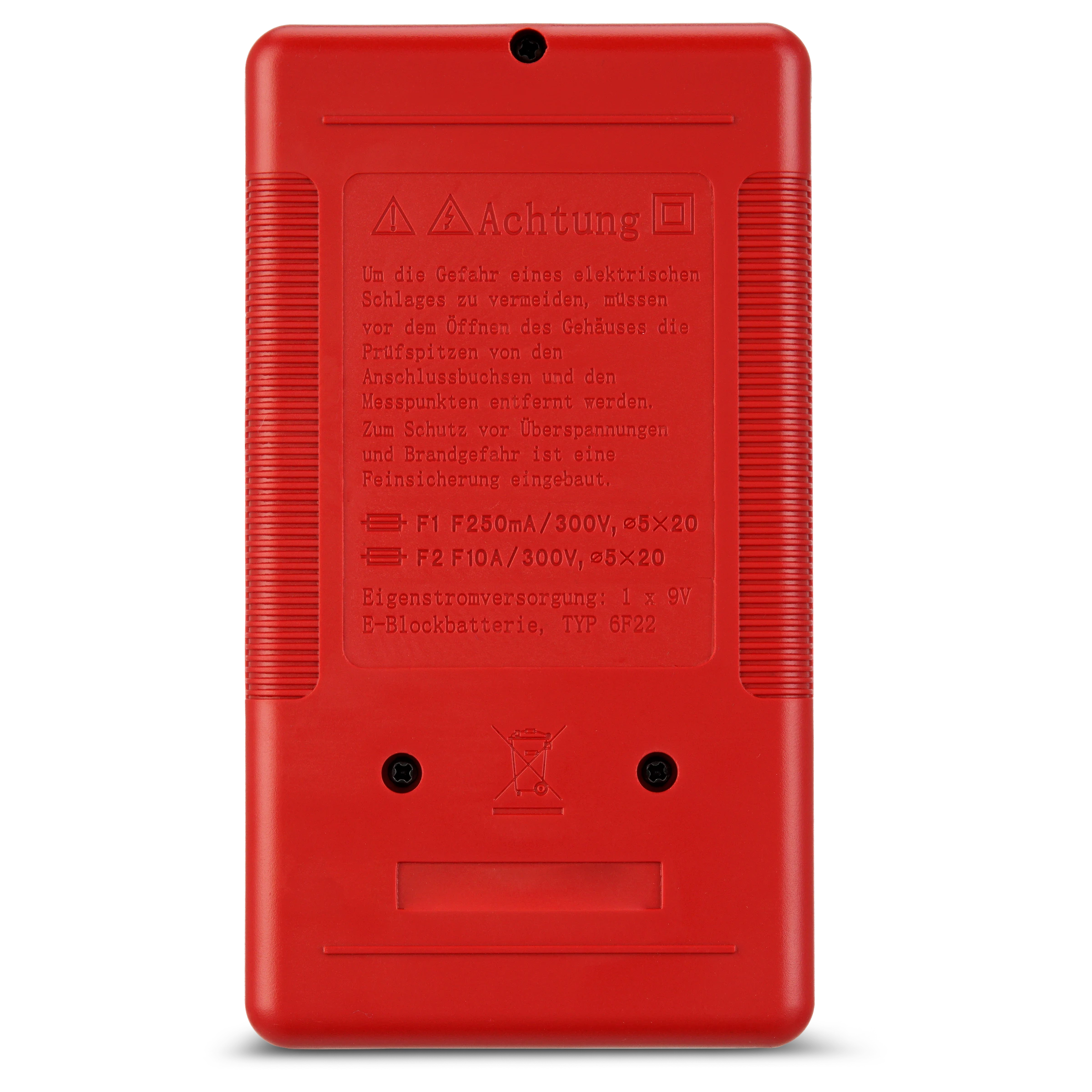 Vielfachmessgerät digital Basic schwarz/rot