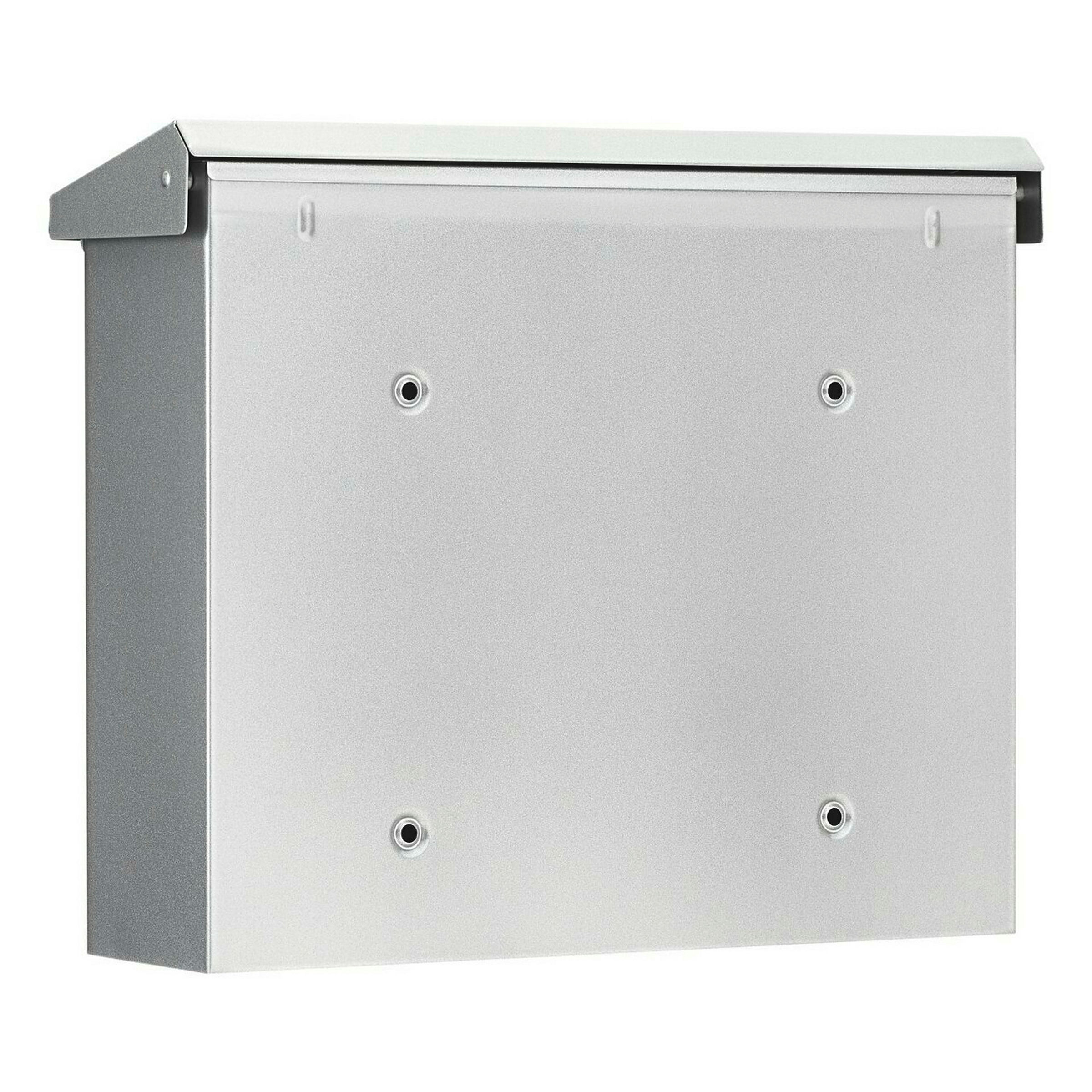 Briefkasten Stahl-lackiert Journal 5867 Si silber
