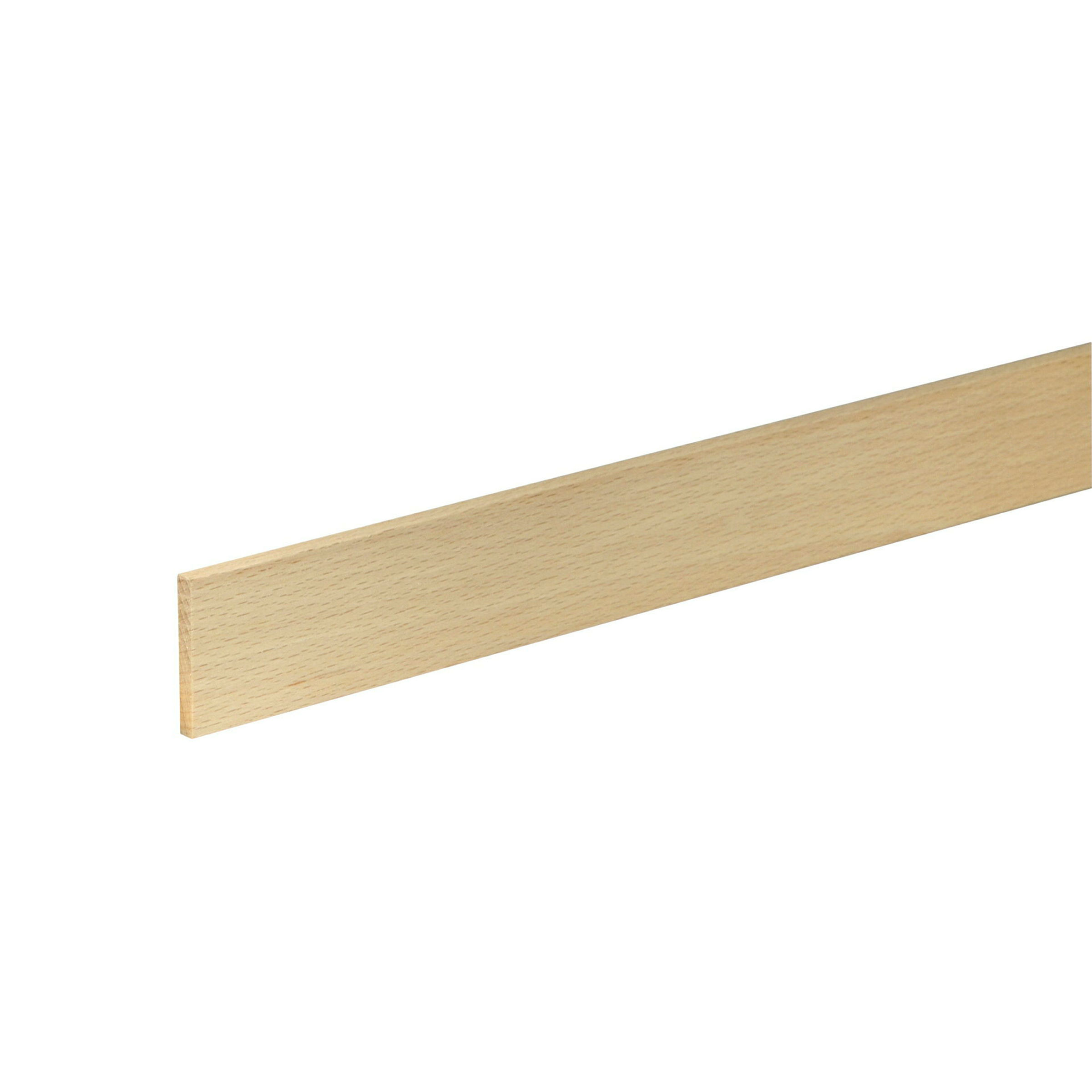 Buche, Rechteckleiste 05x40 mm, 210 cm