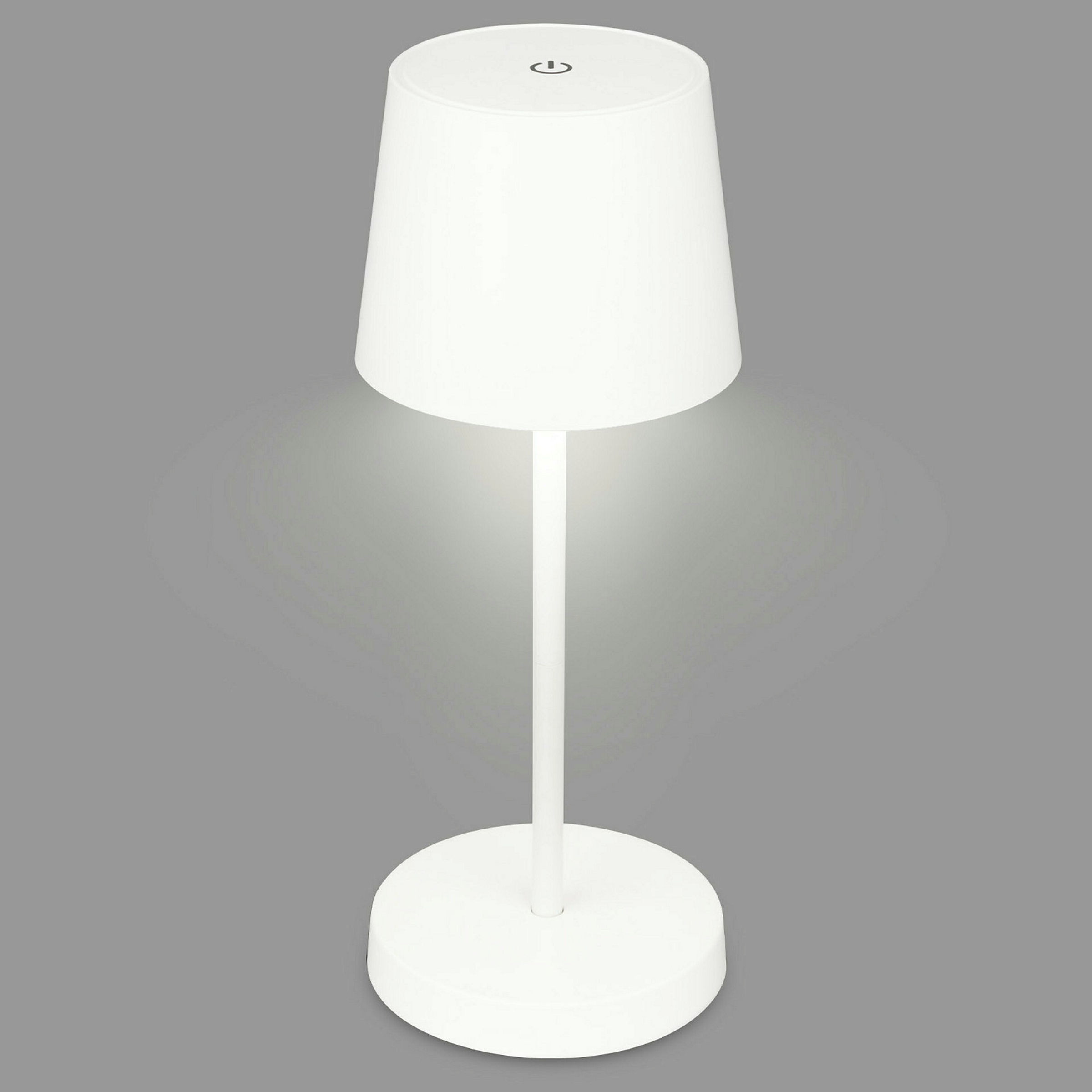 Akku LED Tischleuchte, Weiß, 1xLED-Modul/2,6W