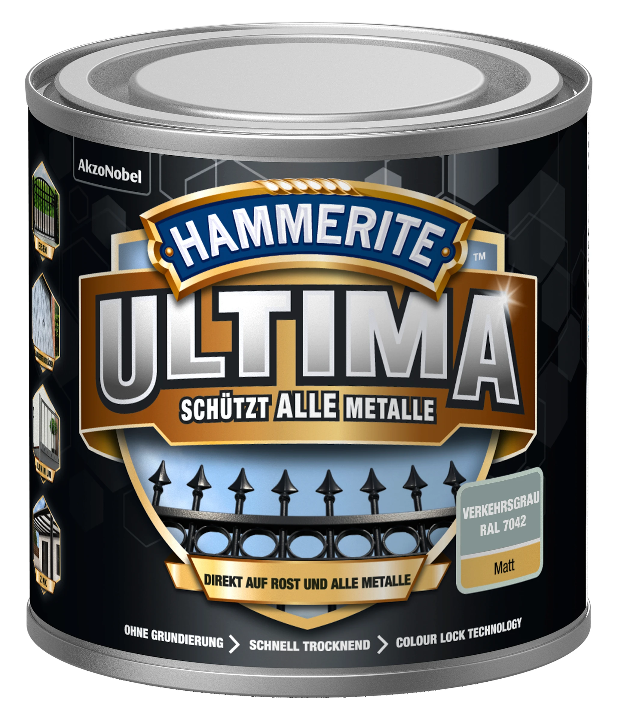 Hammerite MSL ULTIMA MATT Verkehrsgrau RAL 704 250ml