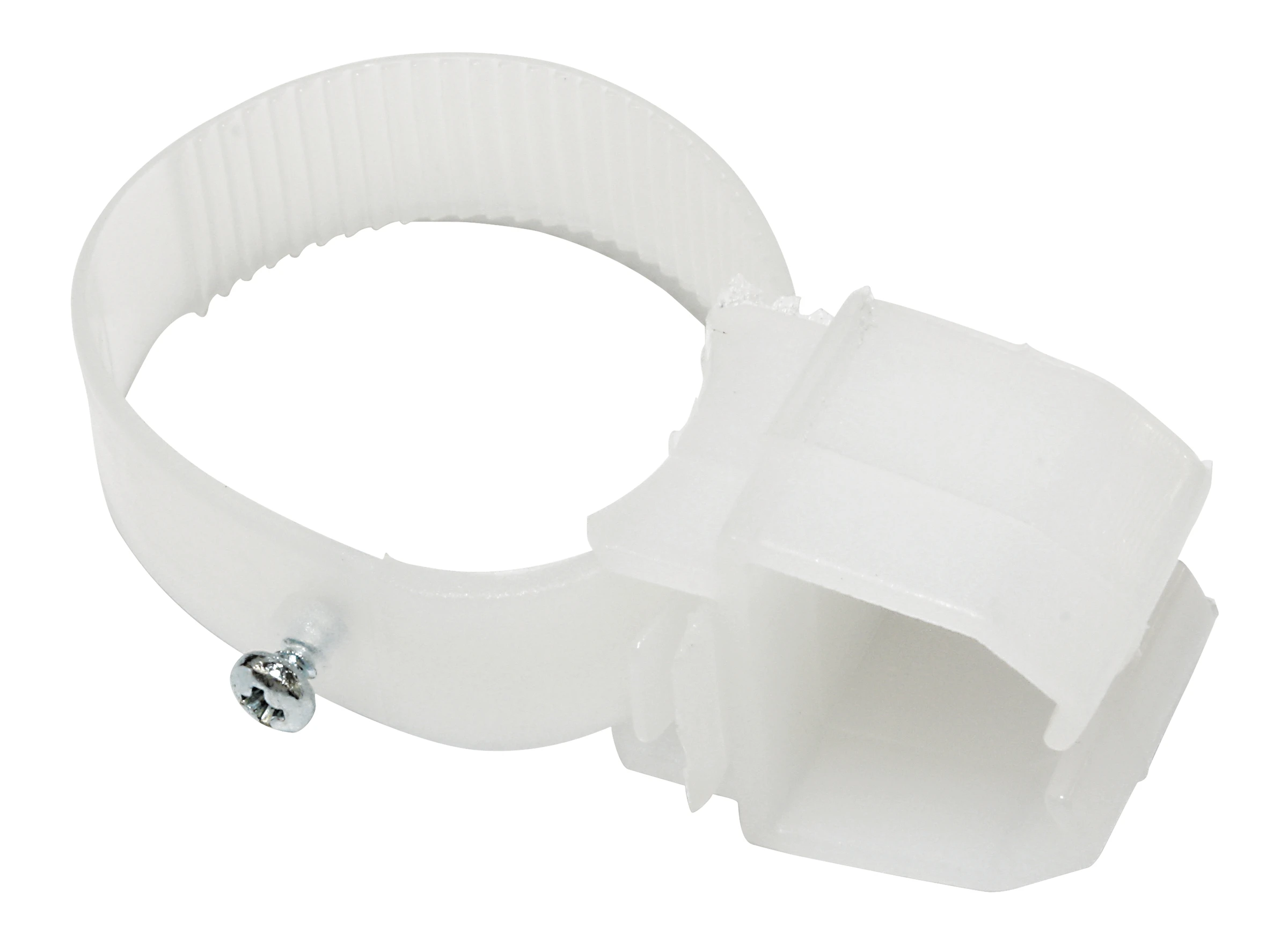 Halter variabel für U-Laufschienen, weiß