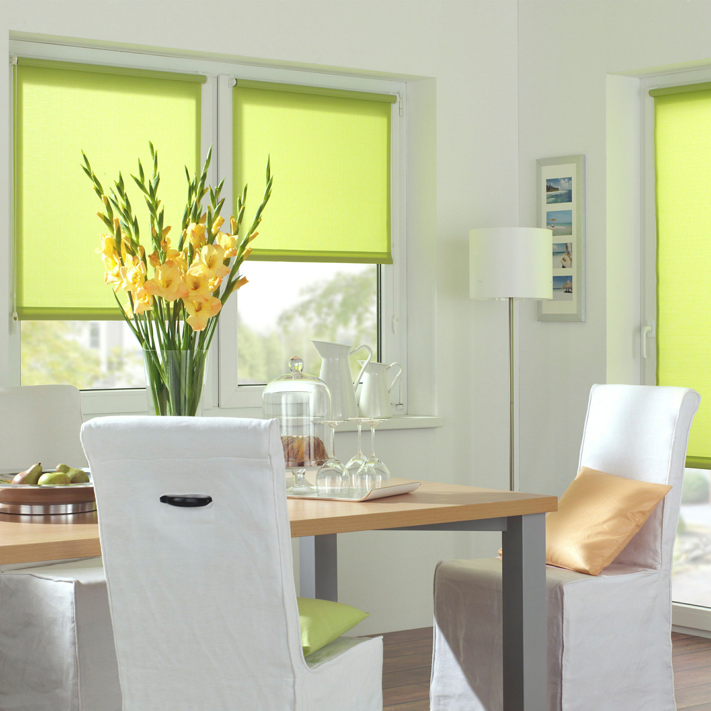 EASYFIX Rollo Uni, ohne Bohren, apfel struktur, 60x150 cm