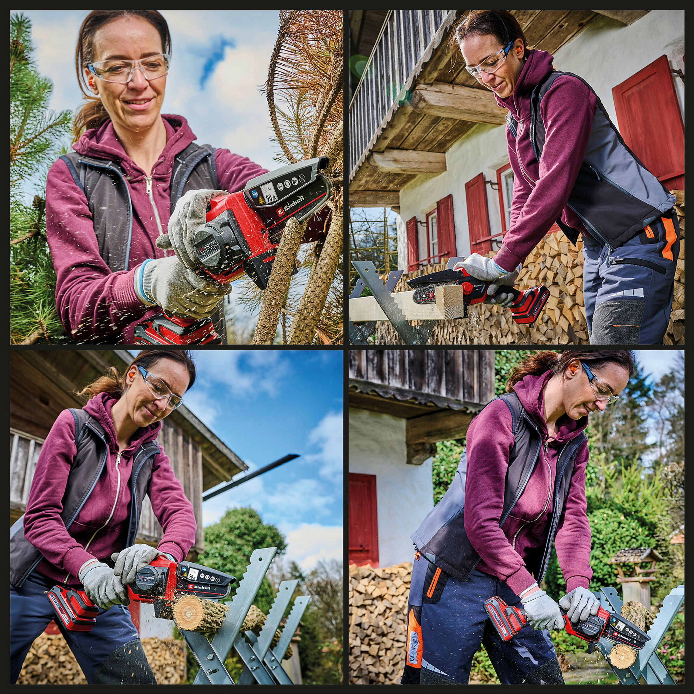 Einhell Expert GE-PS 18/15 Li BL-Solo Akku-Astkettensäge