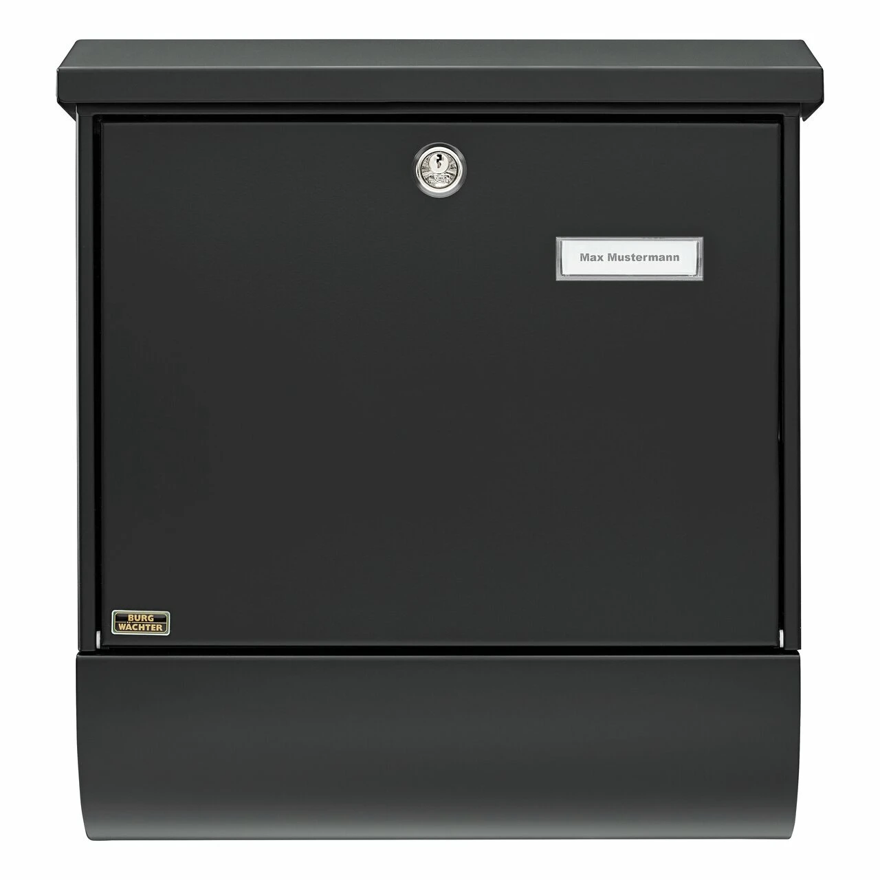 Briefkasten-Set Stahl-lack. Vario 86720S schwarz