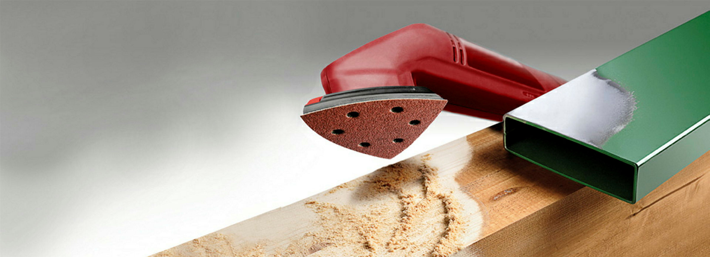 Haft-Schleifdreiecke, HOLZ & METALL, 93 mm, K 60 / K 120 / K 180