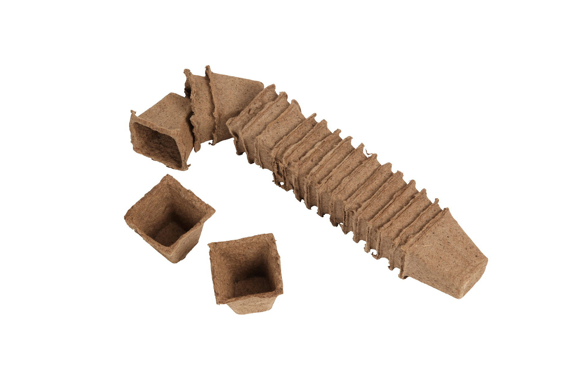 Anzuchttöpfe Classic, quadratisch, einzeln, 6 x 6 cm, 20 Stück