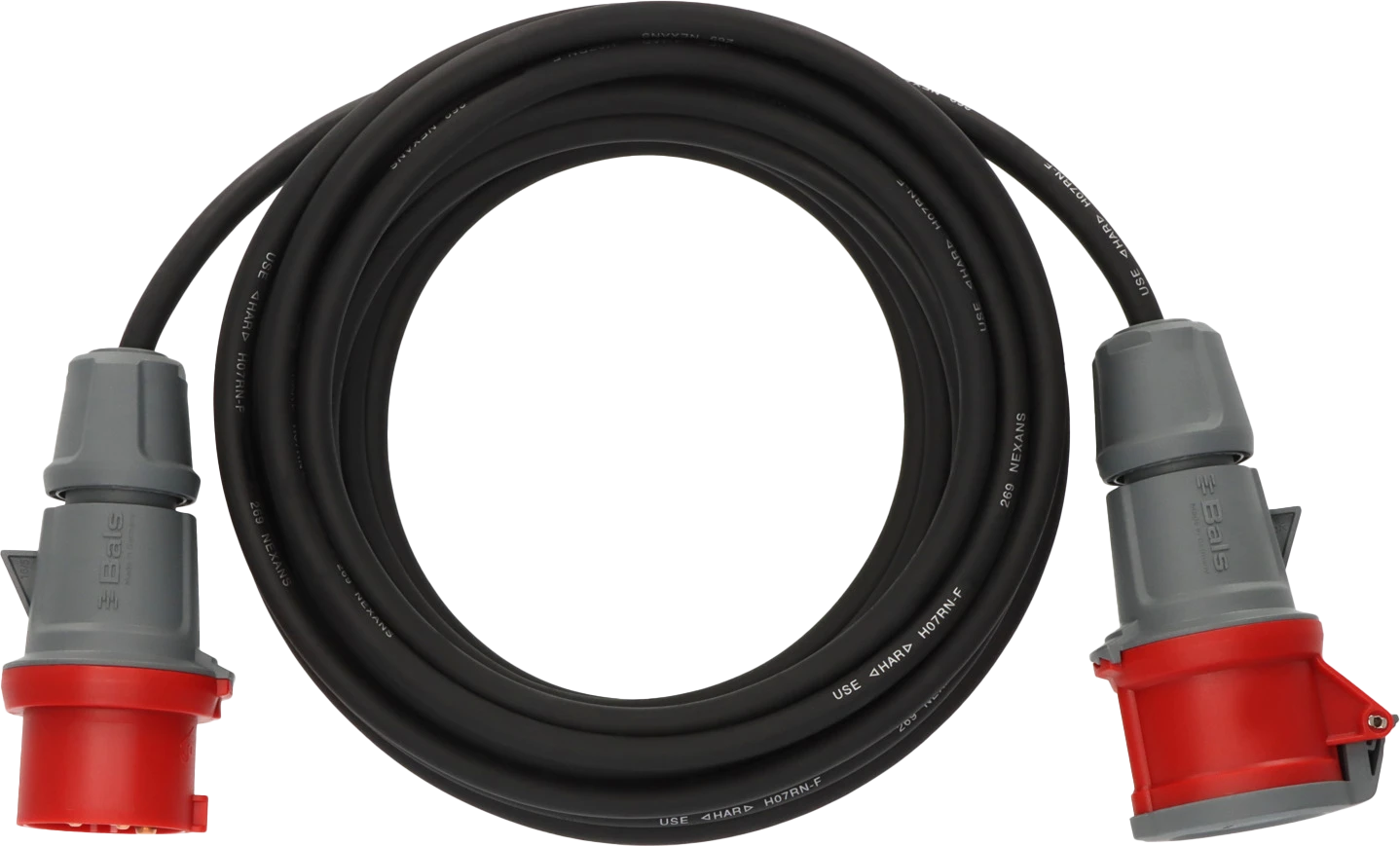 Verlängerungskabel 10m H07RN-F5G1.5 IP44 CEE400V/16A Stecker und Kupplung