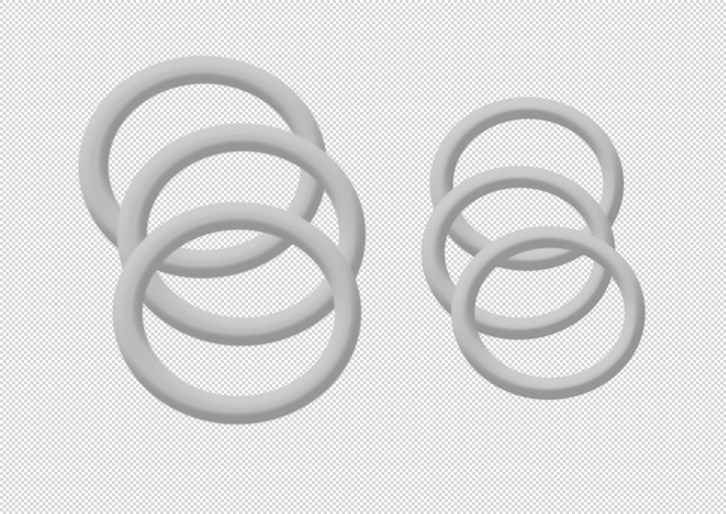 O-Ring, Silikon, für Armaturenanschluss mit AG M8/M10 (2x3)