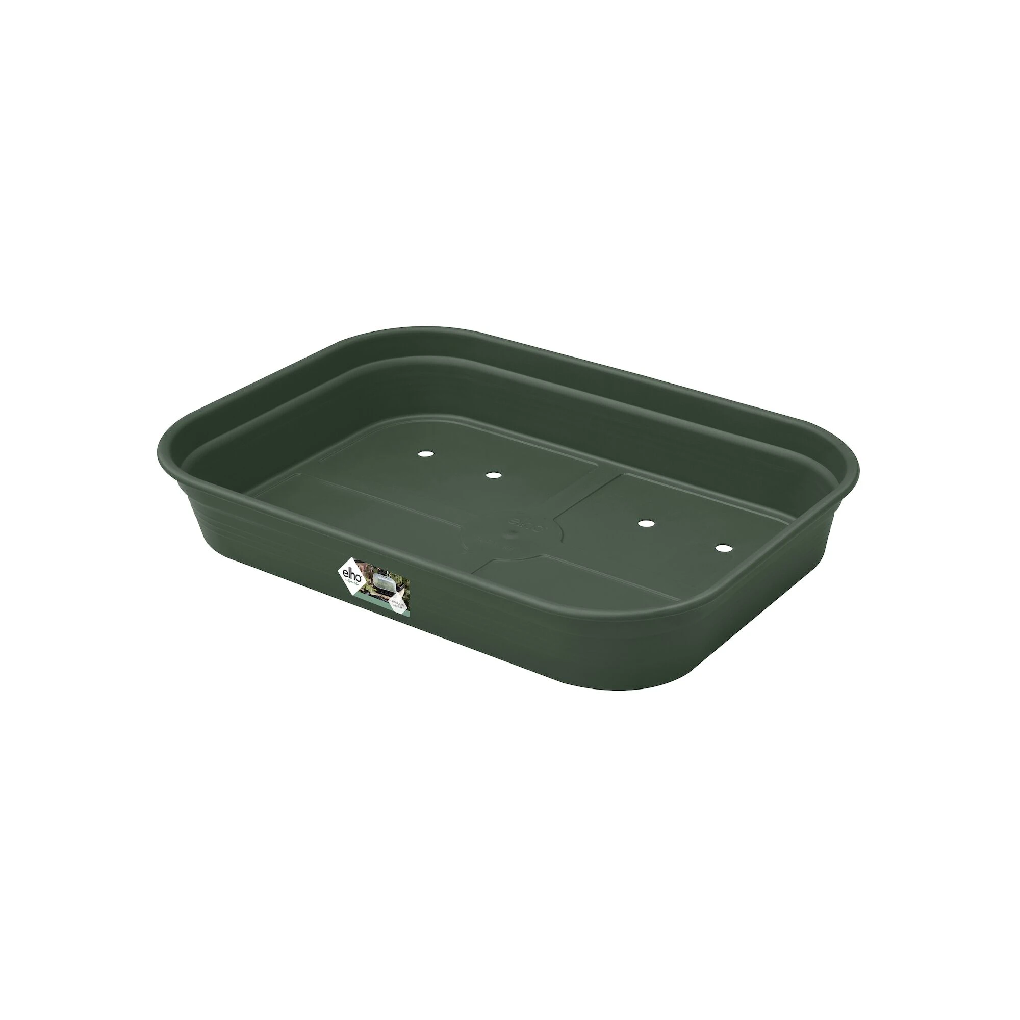 Elho Green Basics Anzucht Schale M - Grün - L 36 x B 26.5 x H 6 cm - Innen,