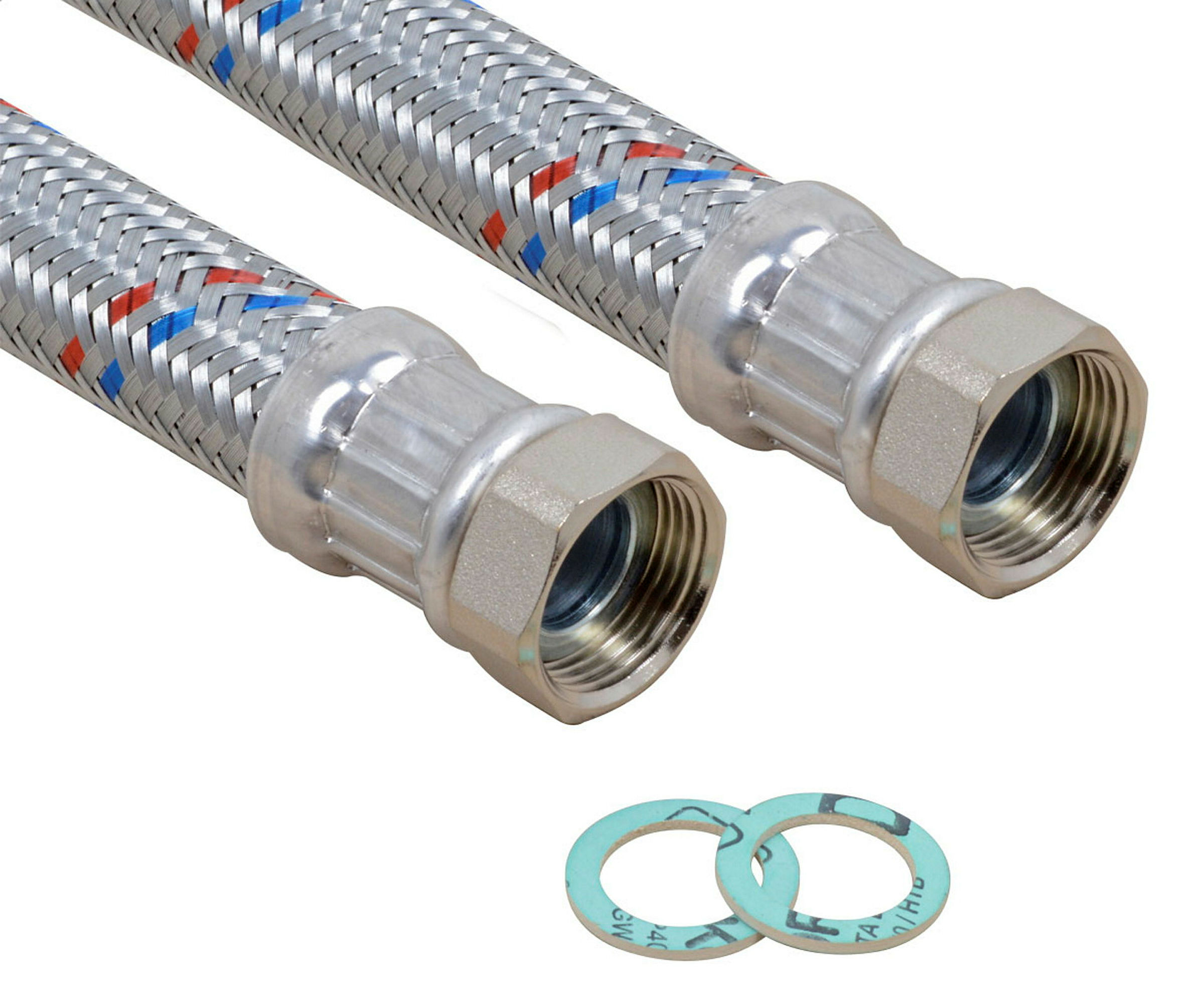Flexibler Anschlussschlauch, 1/2''IG x 500 mm x 1/2''IG, für Heizung