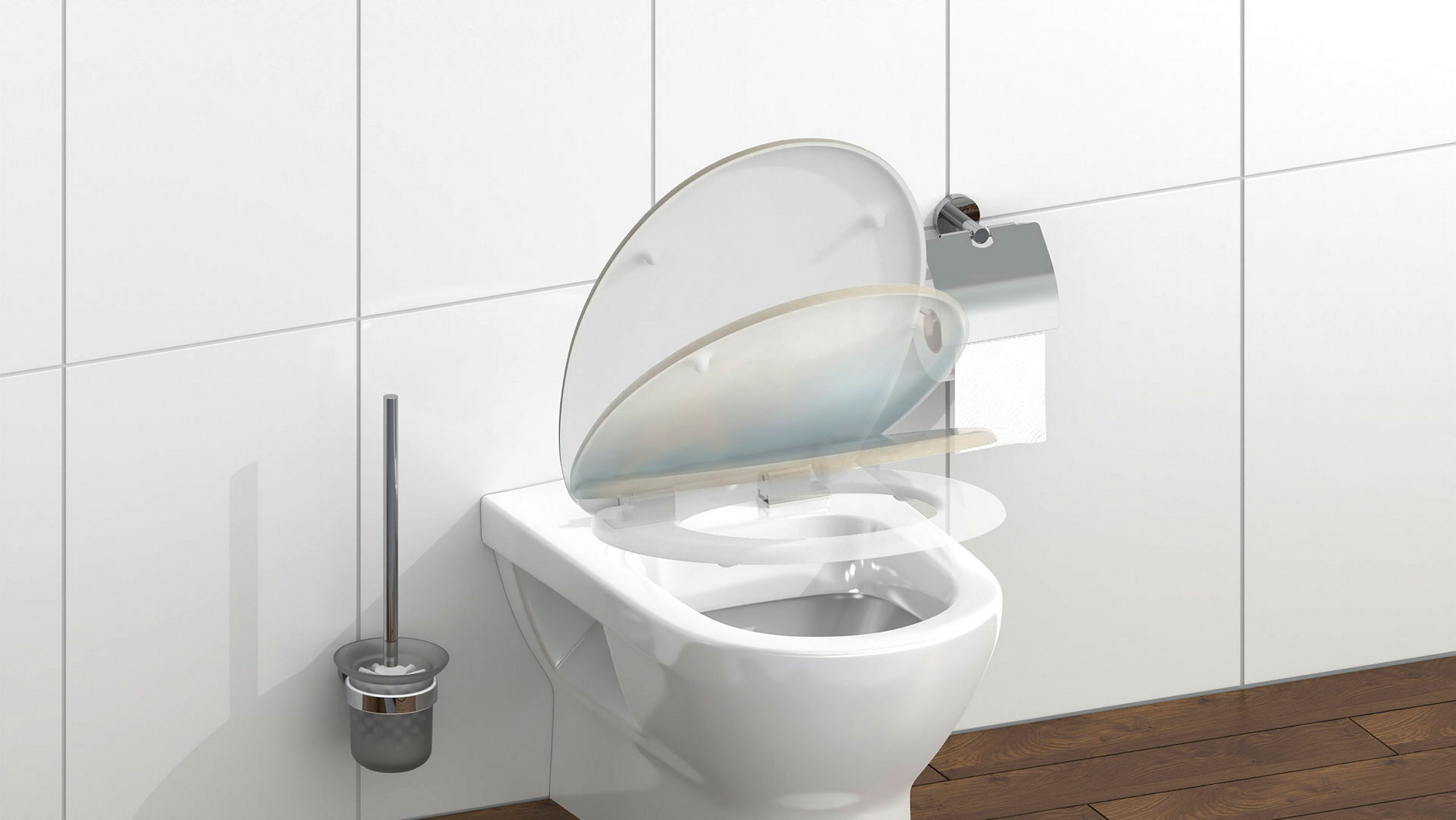 Duroplast WC-Sitz BEACH, mit Absenkautomatik