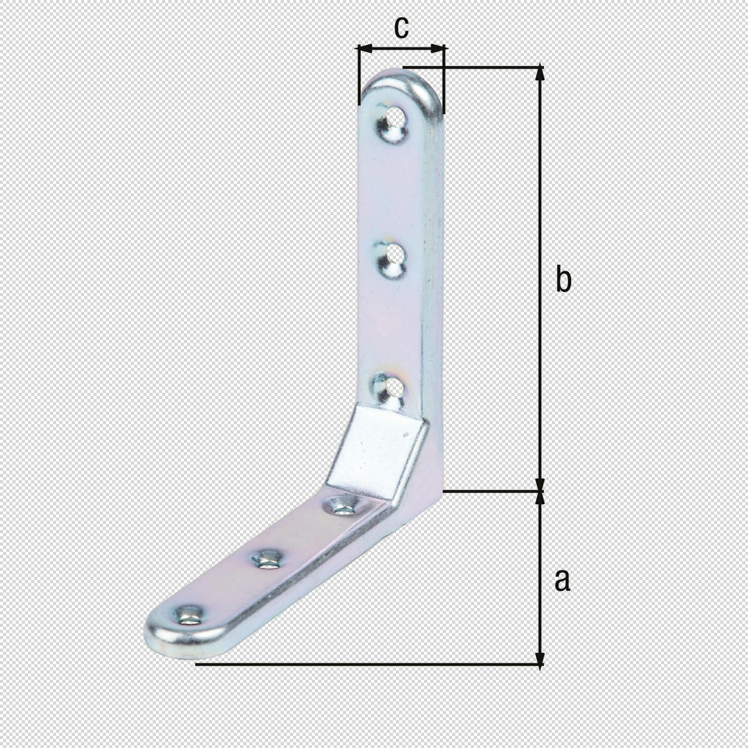 Zierwinkel 103x103x21 verzinkt