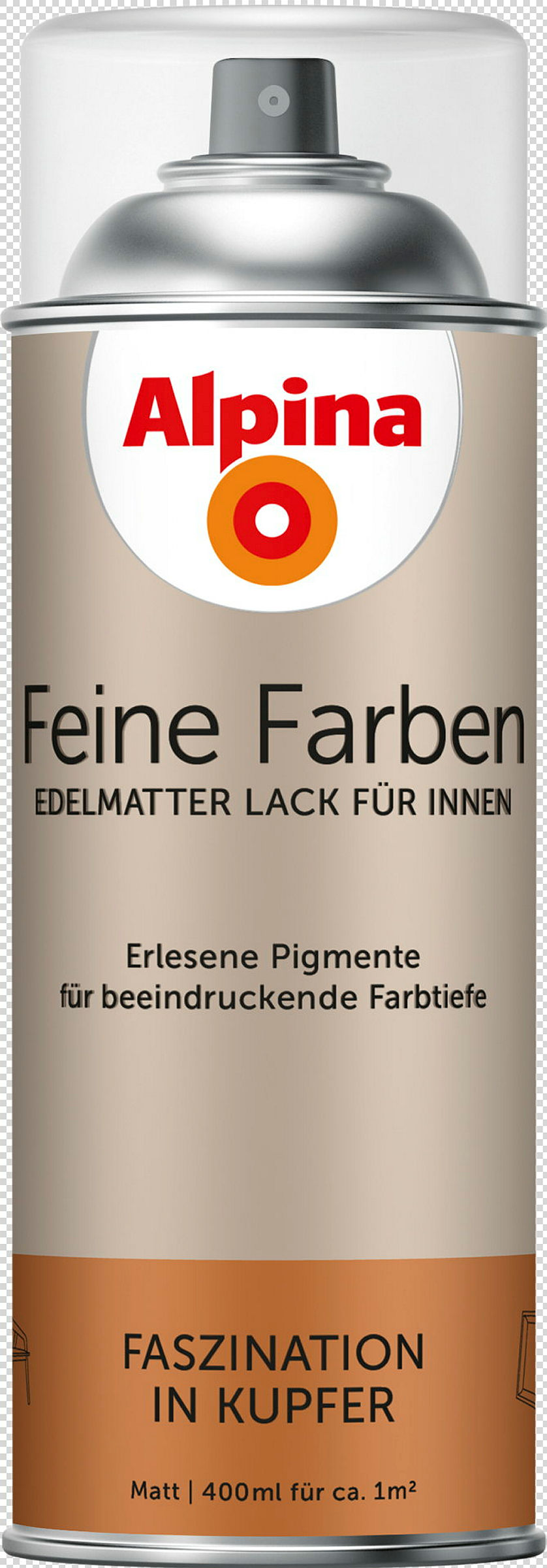 Alpina Feine Farben Sprühlack Faszination in Kupfer 400ml