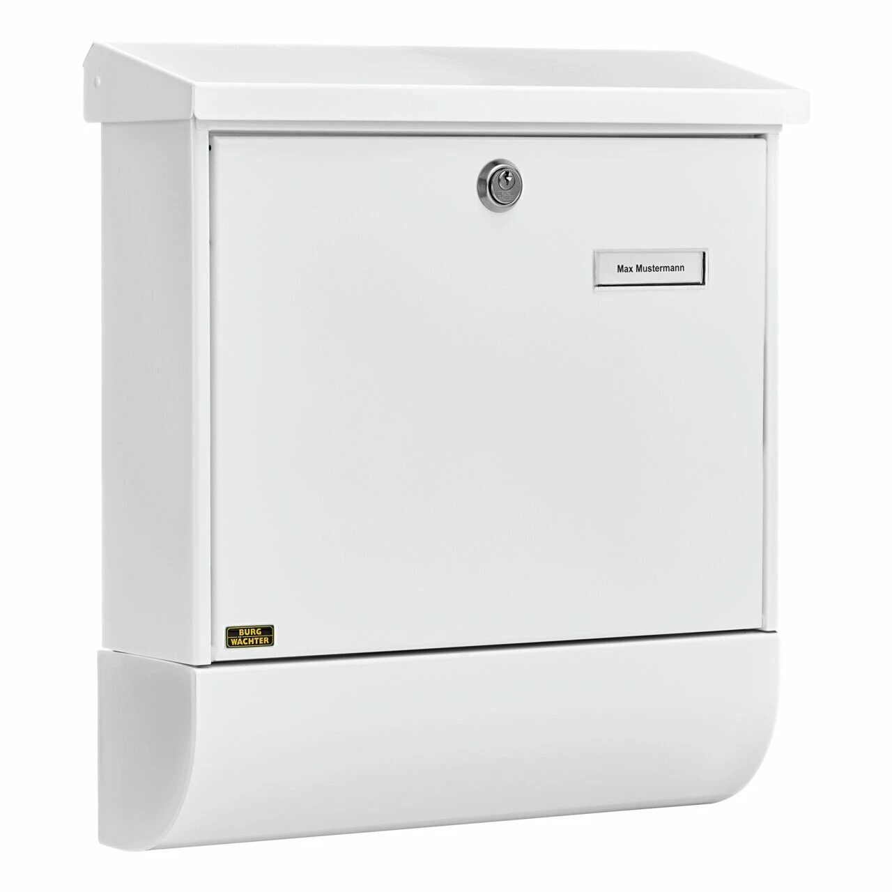 Briefkasten-Set Stahl-lack. Vario 86720W weiss