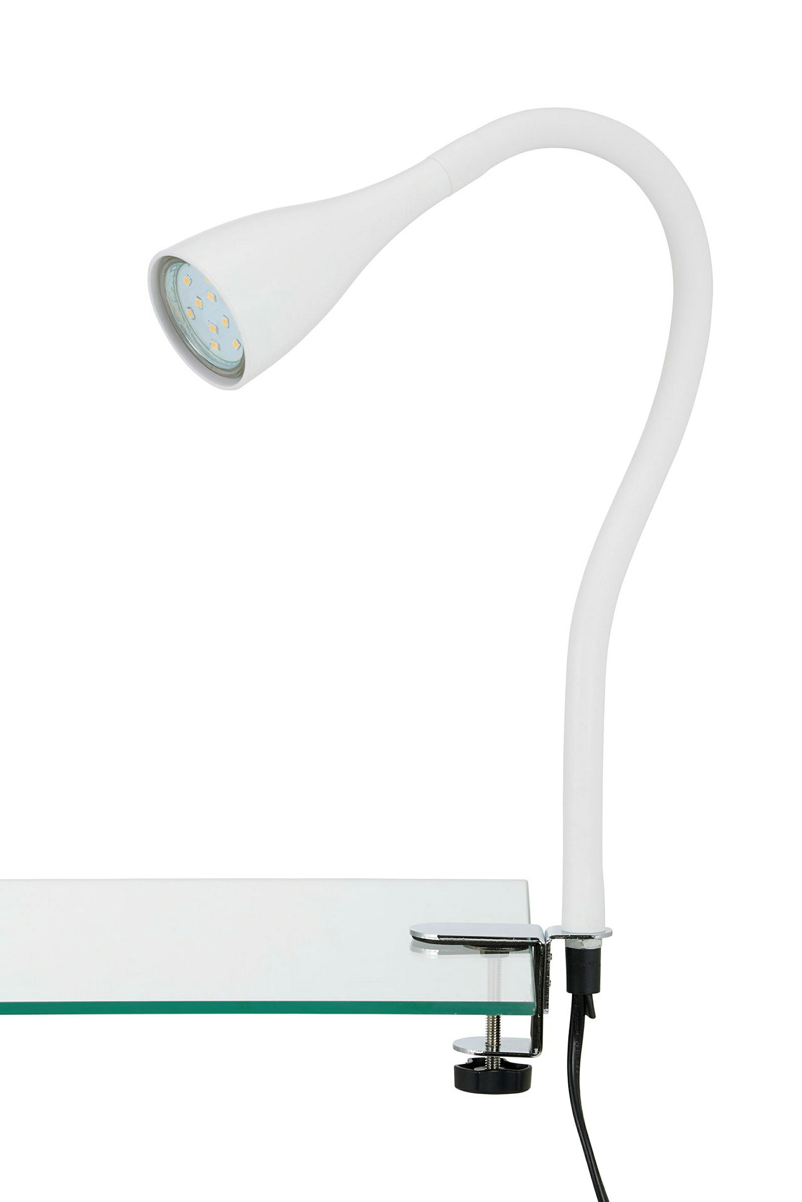 LED Klemmleuchte, schwarz, 1xLED/GU10/2,9W