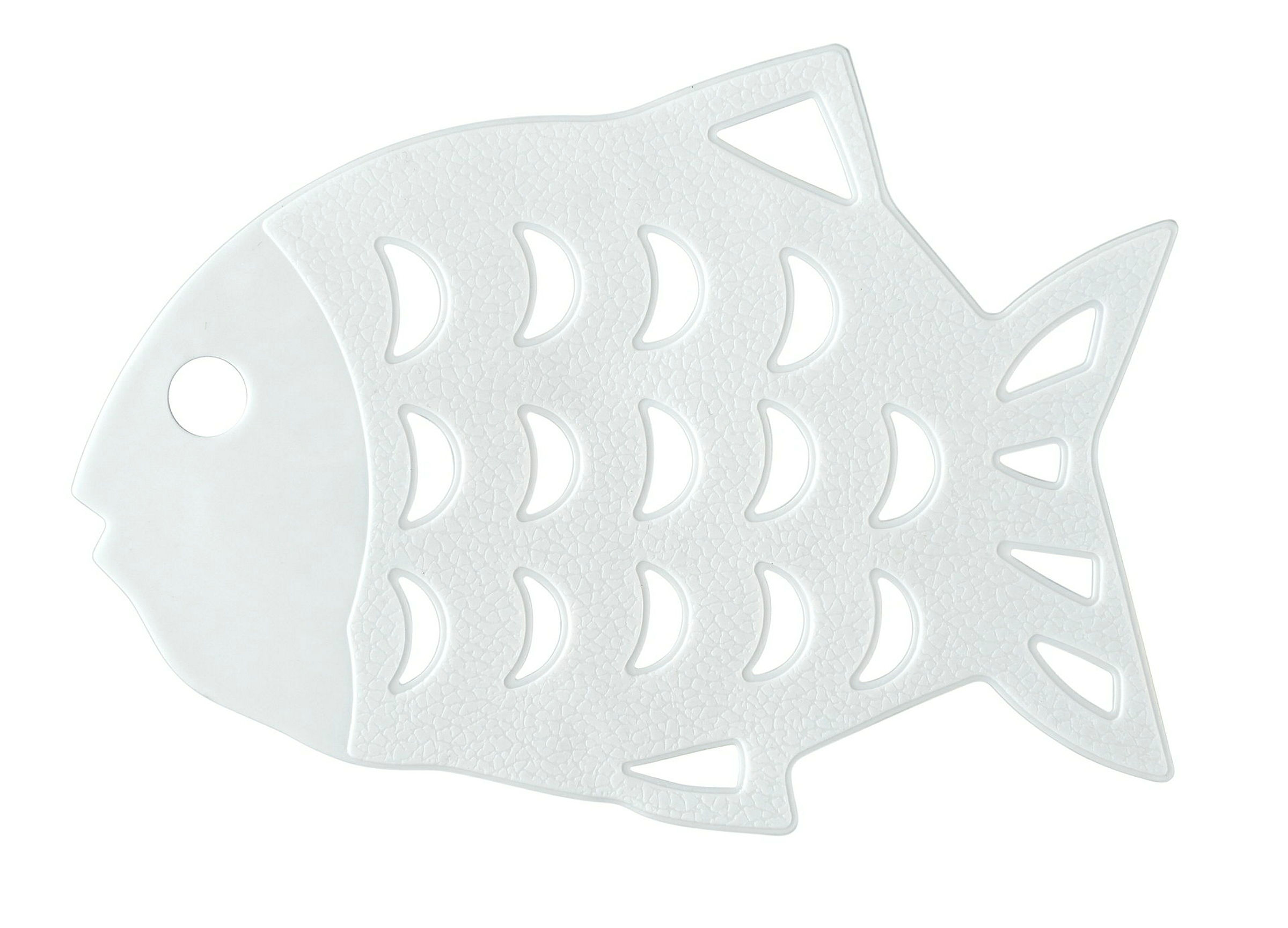 Antirutschsticker Fisch 6er weiss