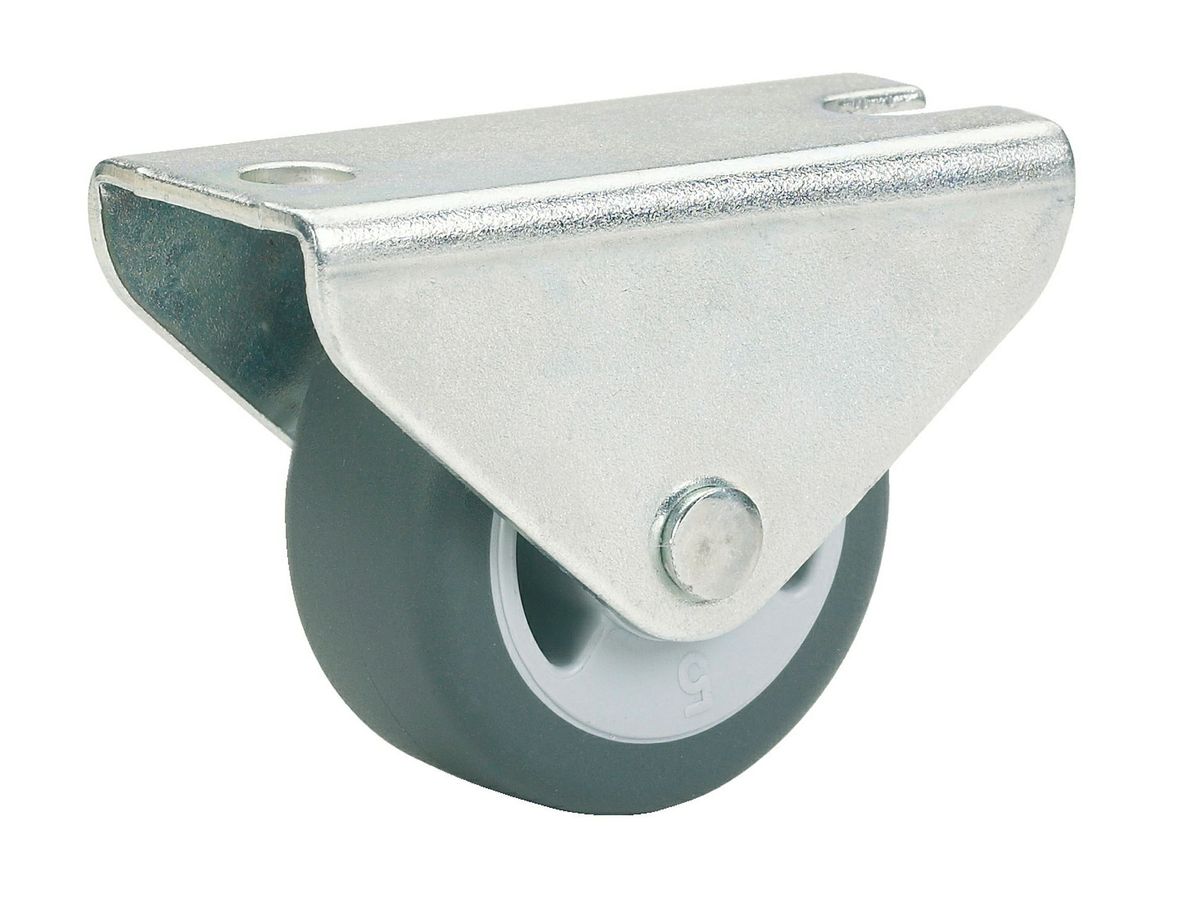Möbel-Bockrolle, Softrad, 25x13 mm, Tragkr. 30 kg